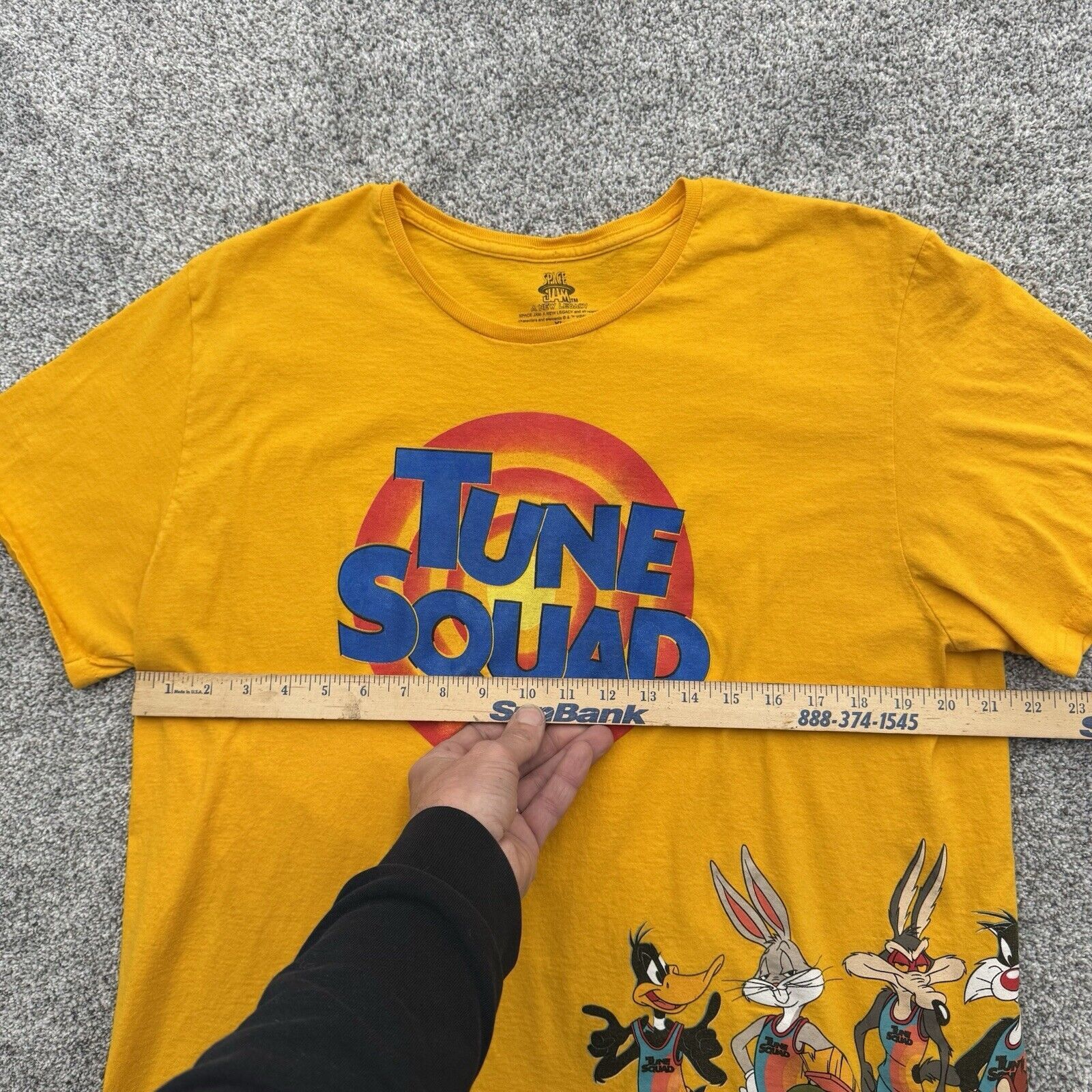 Other Space Jam Tune Squad Shirt XL Looney Toons Bugs Bunny Taz Size US XL / EU 56 / 4 - 3 Thumbnail