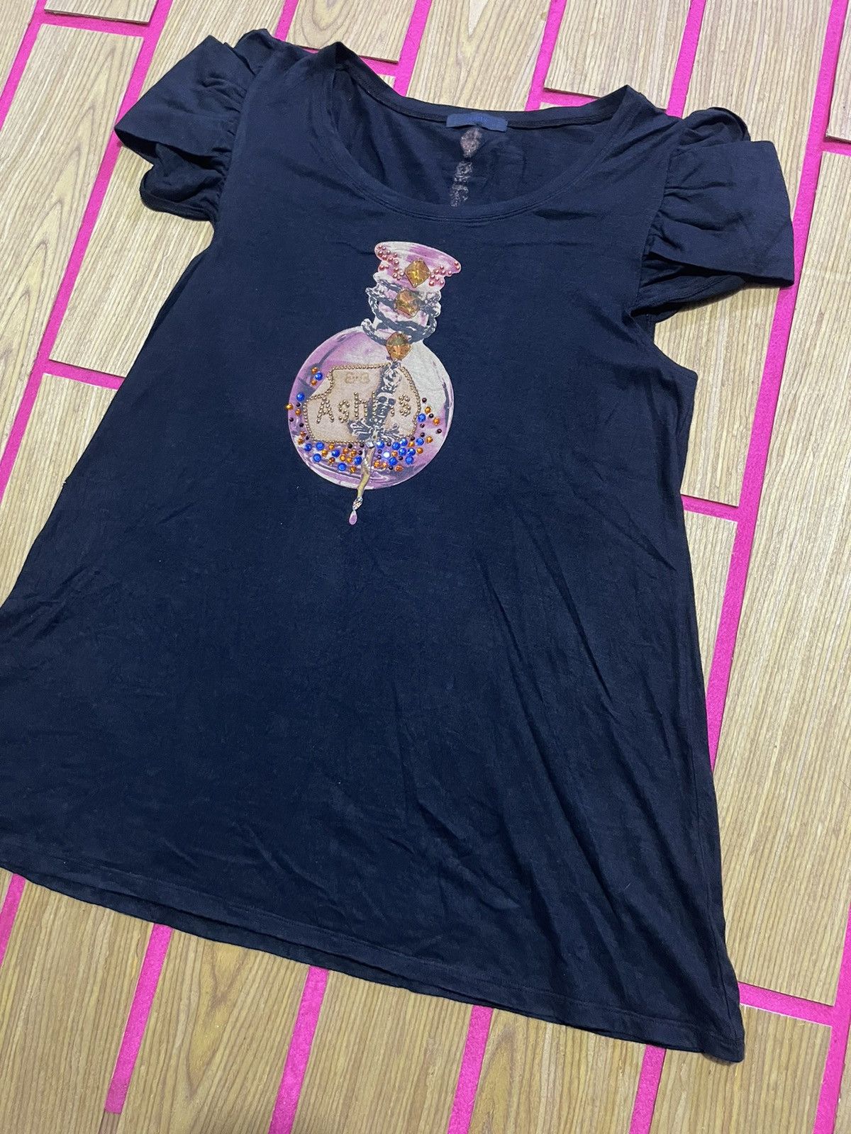 If Six Was Nine Y2K HBIS short sleeve tshirt women style Size M / US 6-8 / IT 42-44 - 2 Thumbnail