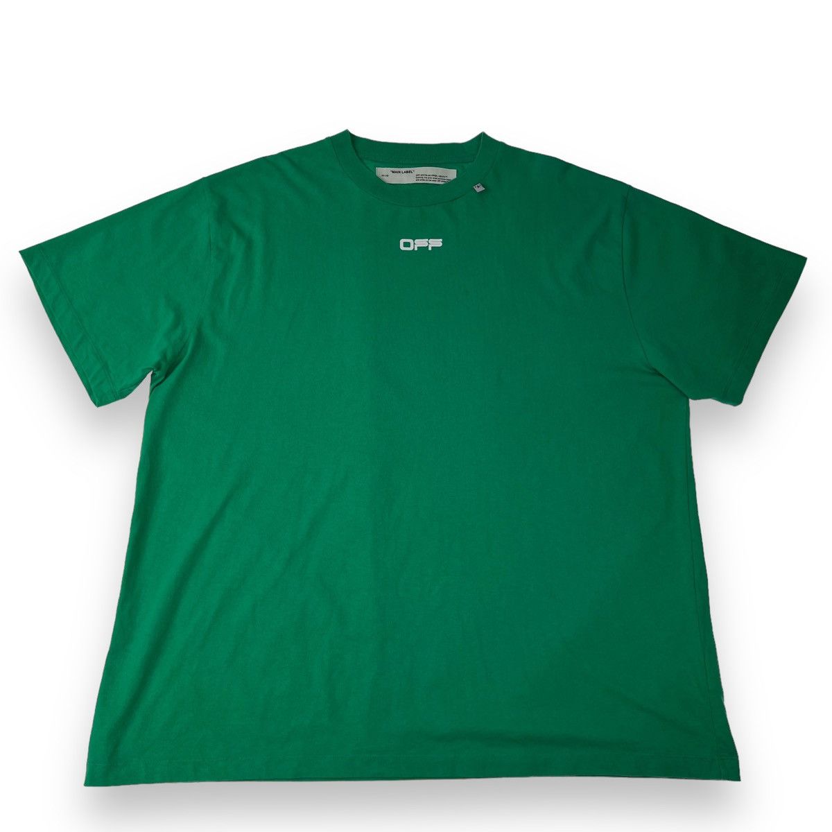 Off-White Off-White Caravaggio Back Green T Shirt Size US XXL / EU 58 / 5 - 2 Thumbnail
