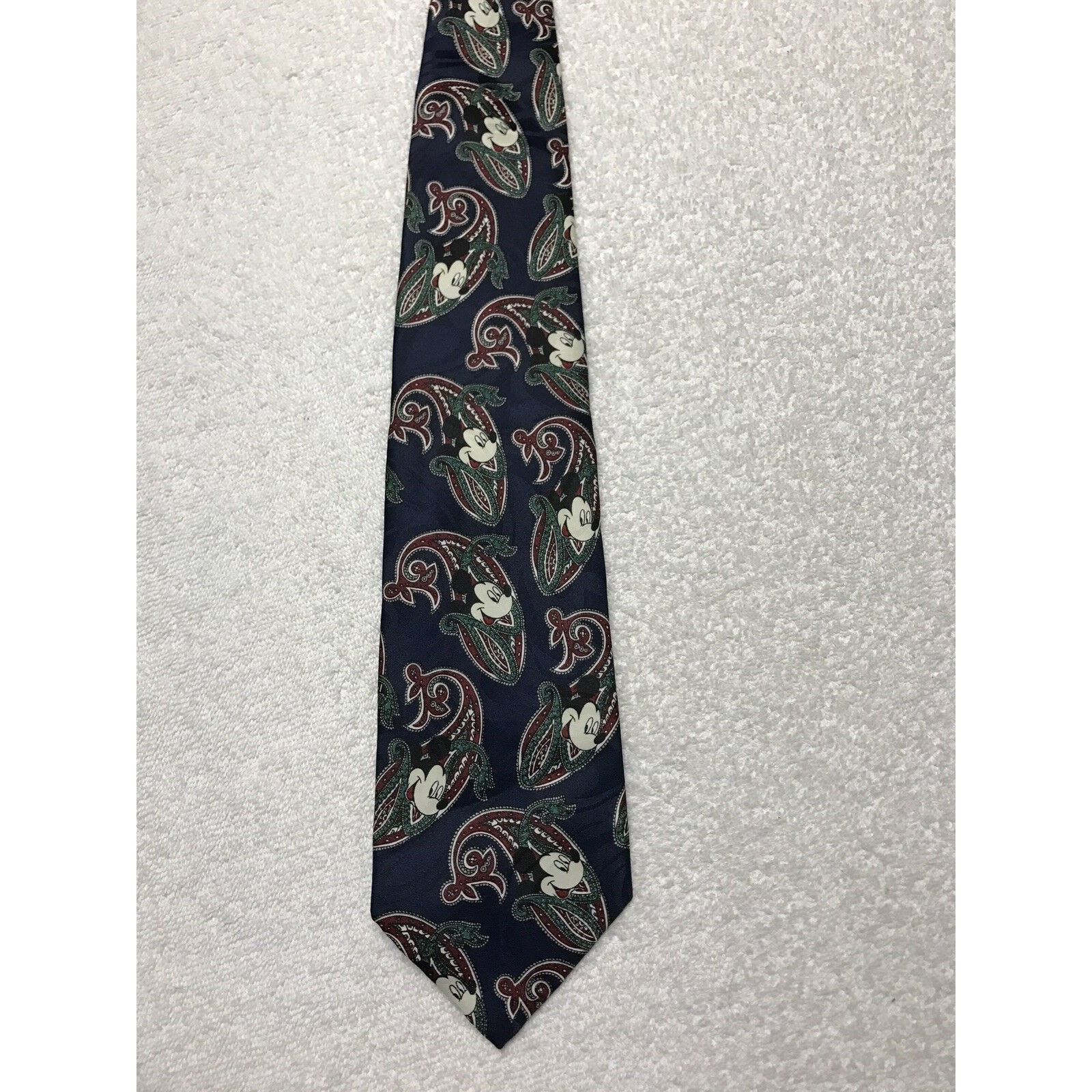 Disney Disney Mickey Unlimited Blue Paisley Mickey Mouse Necktie Size ONE SIZE - 3 Thumbnail