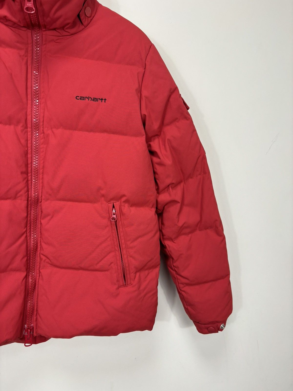 Carhartt Carhartt Alaska Men’s Red Hype Full Zip Down Puffer Jacket Size US S / EU 44-46 / 1 - 5 Thumbnail
