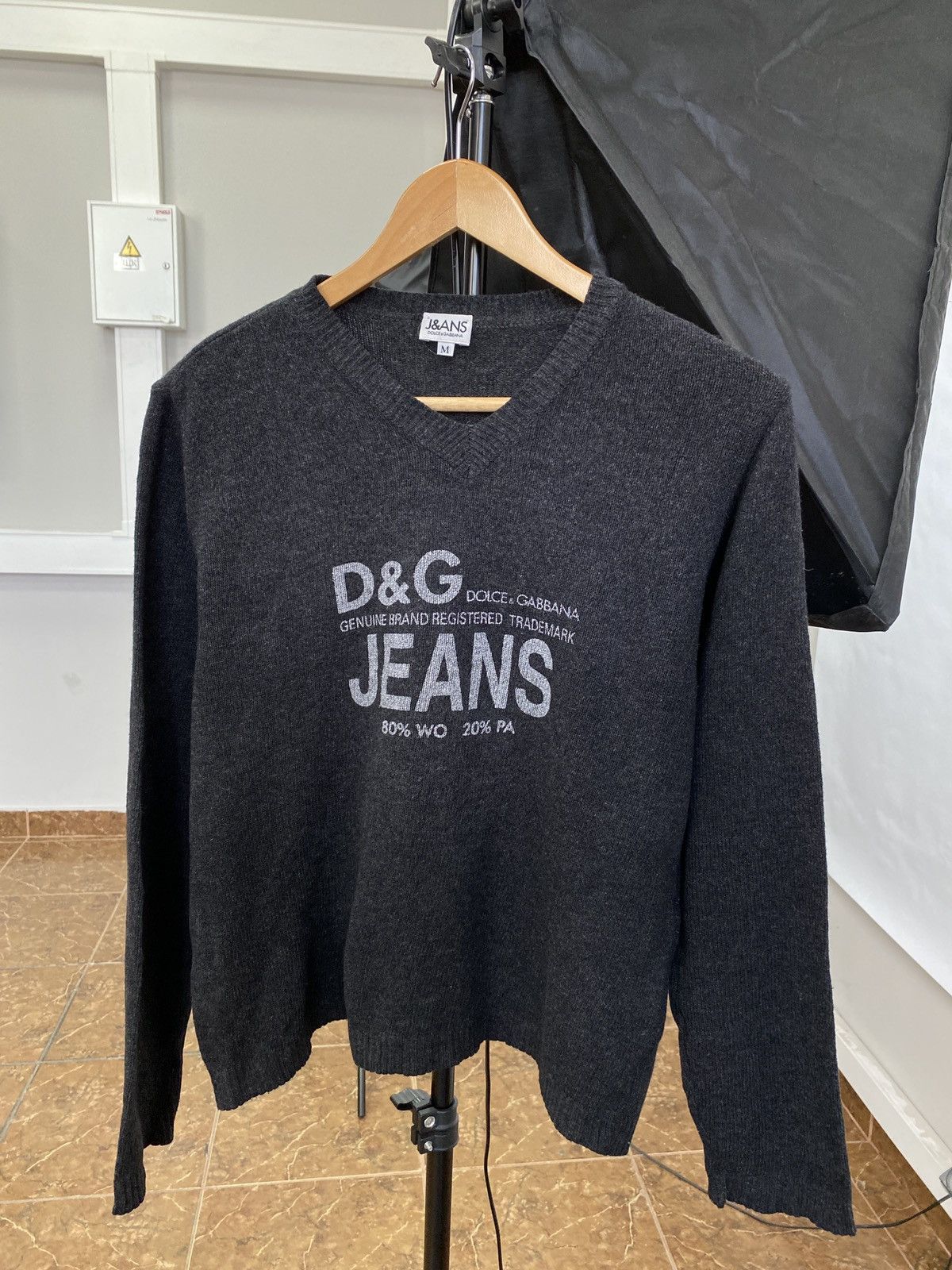 🇮🇹 Vintage 90s Dolce Gabbana Sweater made in Italy Rare Retro