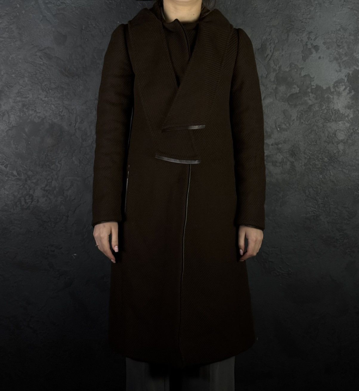Prada Prada Women’s Hooded Brown Wool Long Coat Size S Size S / US 4 / IT 40 - 3 Thumbnail