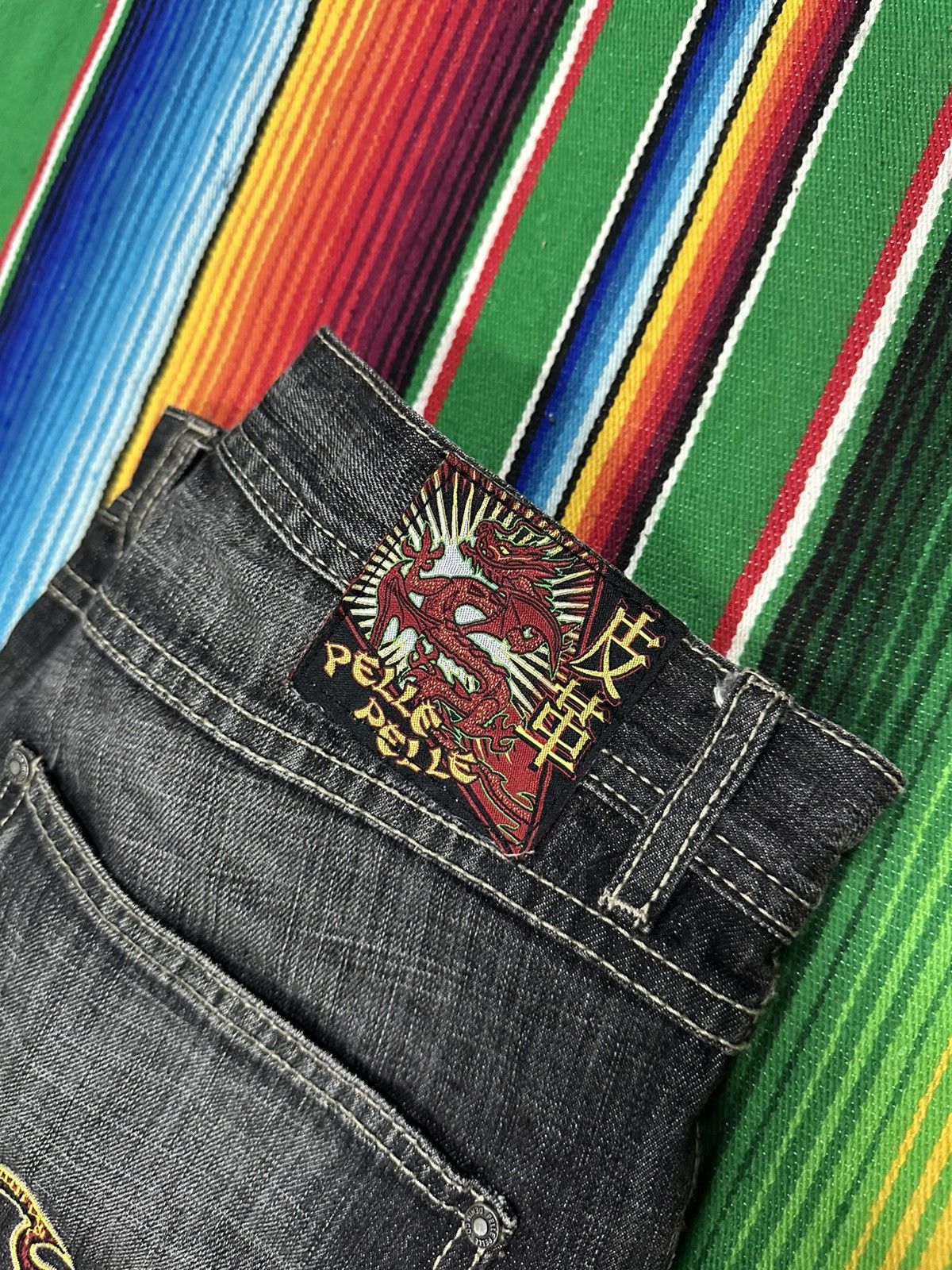 Pelle Pelle Denim Pelle Pelle Embroid Pocket . Size US 34 / EU 50 - 7 Thumbnail