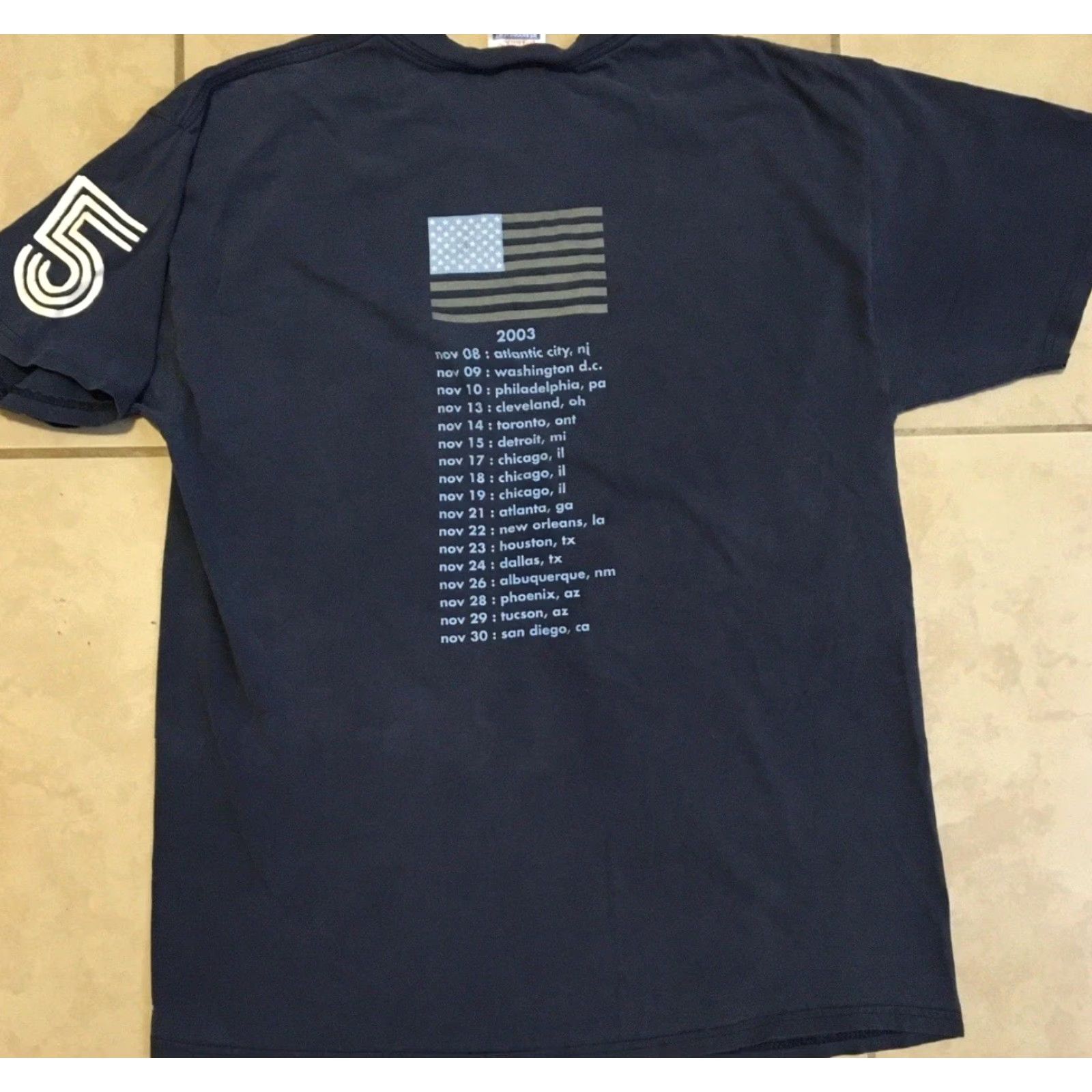 Vintage VINTAGE 2003 Duran Duran Faded Tour Shirt L Concert New Order Depeche Mode Band Y2K Size US L / EU 52-54 / 3 - 2 Thumbnail