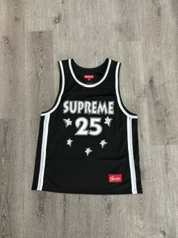 Supreme Supreme "All Star" Basketball Jersey (SS25) (Black) Size US L / EU 52-54 / 3 - 1 Thumbnail