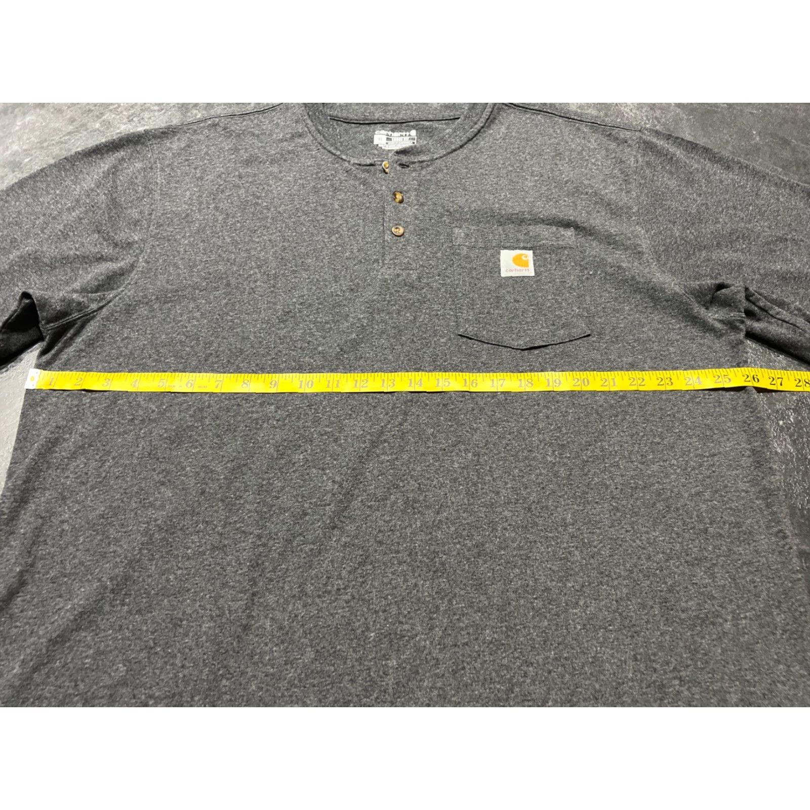 Carhartt Carhartt Henley T Shirt Short Sleeve XL Heavyweight Regular Size US XL / EU 56 / 4 - 7 Thumbnail