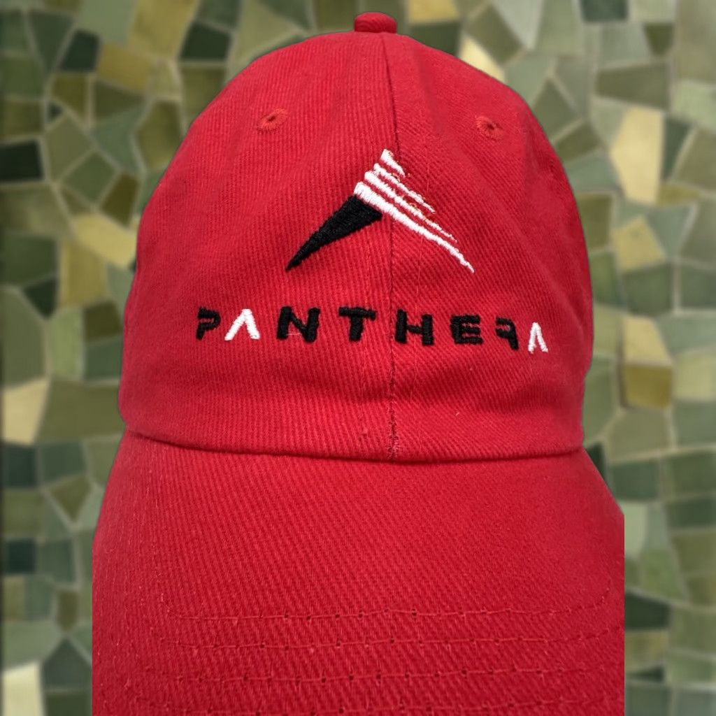 Vintage Otto Baseball Hat Mens One Size Red Panther A Training Embroidered Cap America Collection Size US 35 - 1 Thumbnail