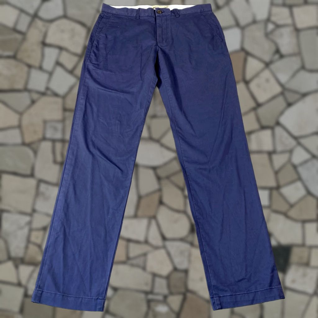 Club Monaco Club Monaco Pants Mens 32x31 Chino Slim Fit Blue Connor 90s Casual Straight Front Button Zip Petit Size US 32 / EU 48 - 1 Thumbnail