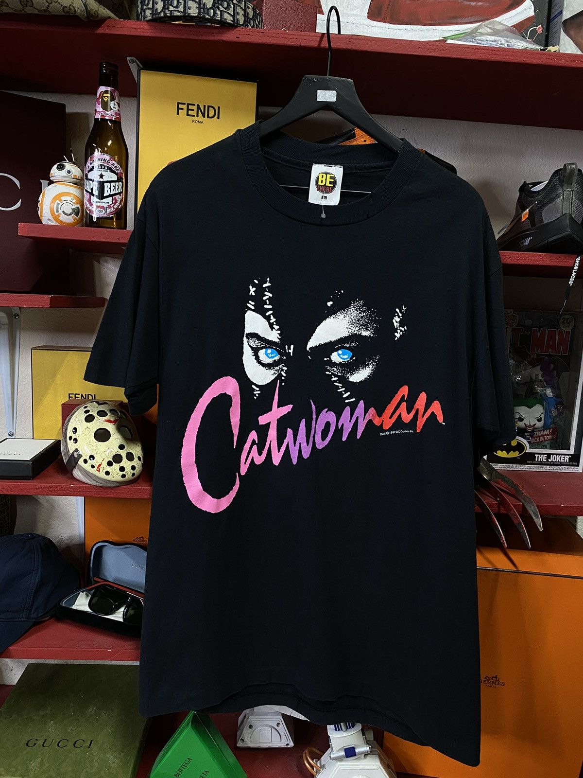 Vintage Vintage 1992 Cat Women T-Shirt Vtg Dc Batman Movie Tee XL Size US XL / EU 56 / 4 - 6 Thumbnail
