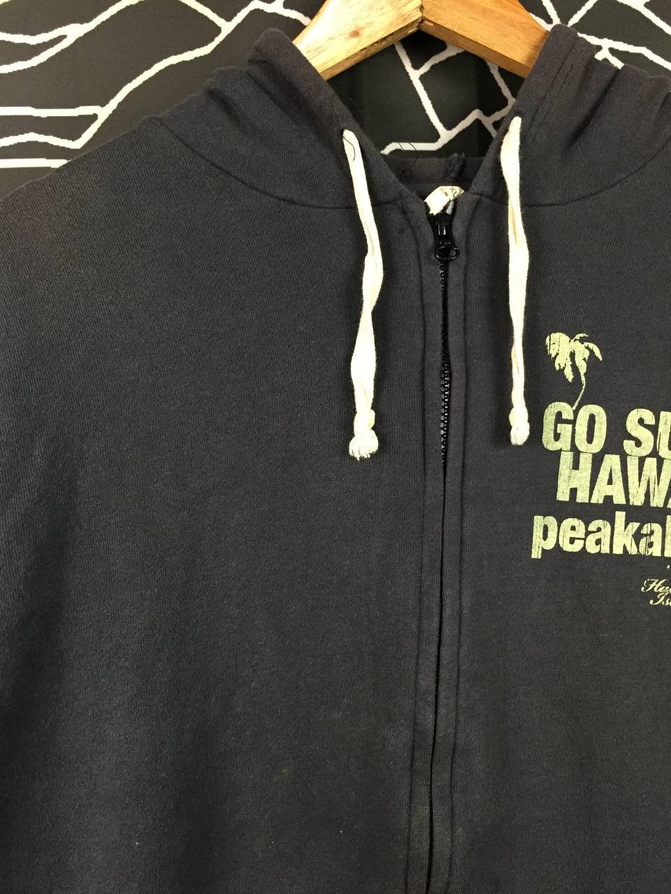 Vintage Vtg Peakaboo Surf Hawaii "Say Aloha" Zip Hoodie Size US XL / EU 56 / 4 - 5 Thumbnail