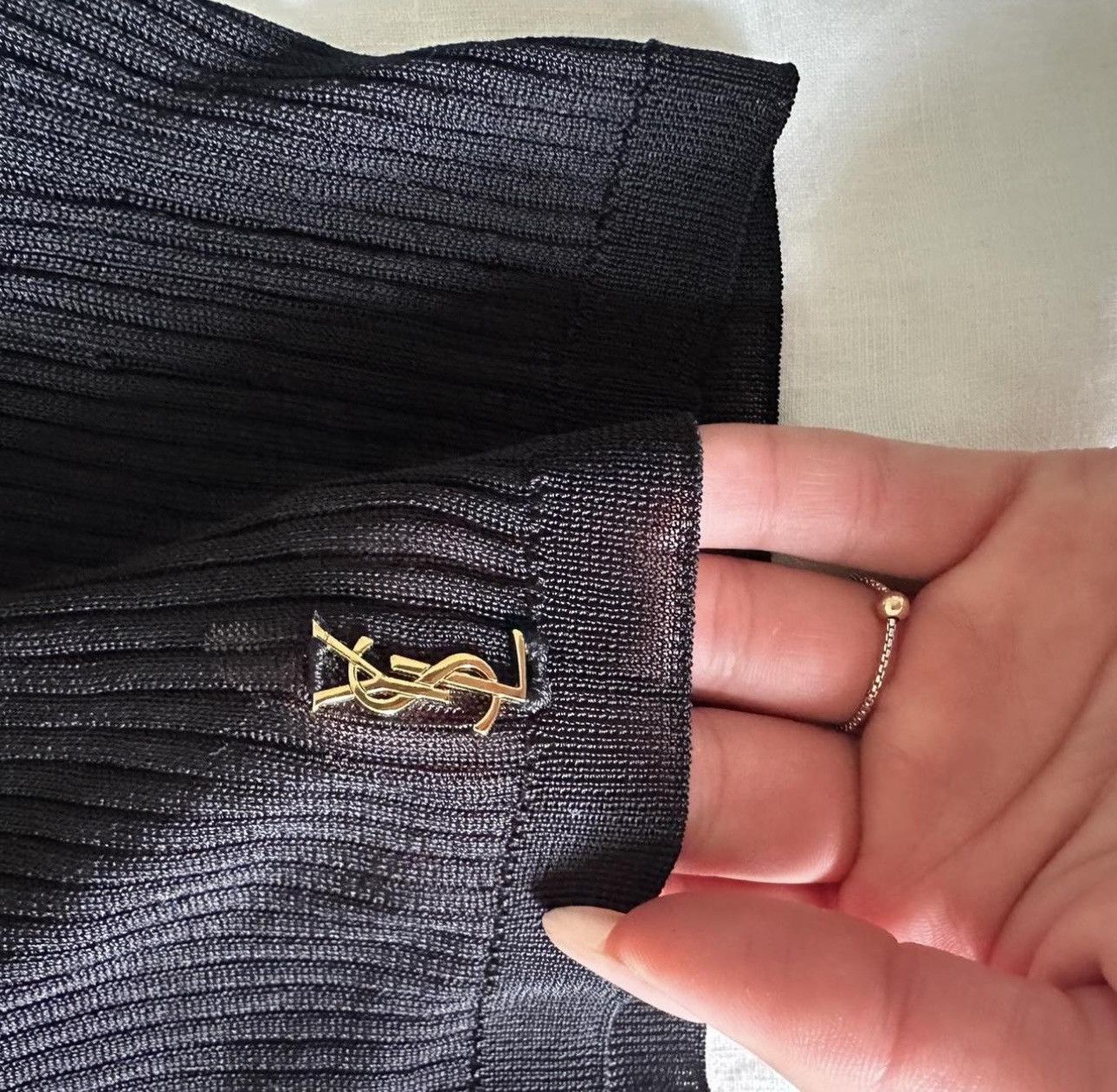 Yves Saint Laurent YSL SHEER LONGSLEEVE Size XS / US 0-2 / IT 36-38 - 3 Thumbnail
