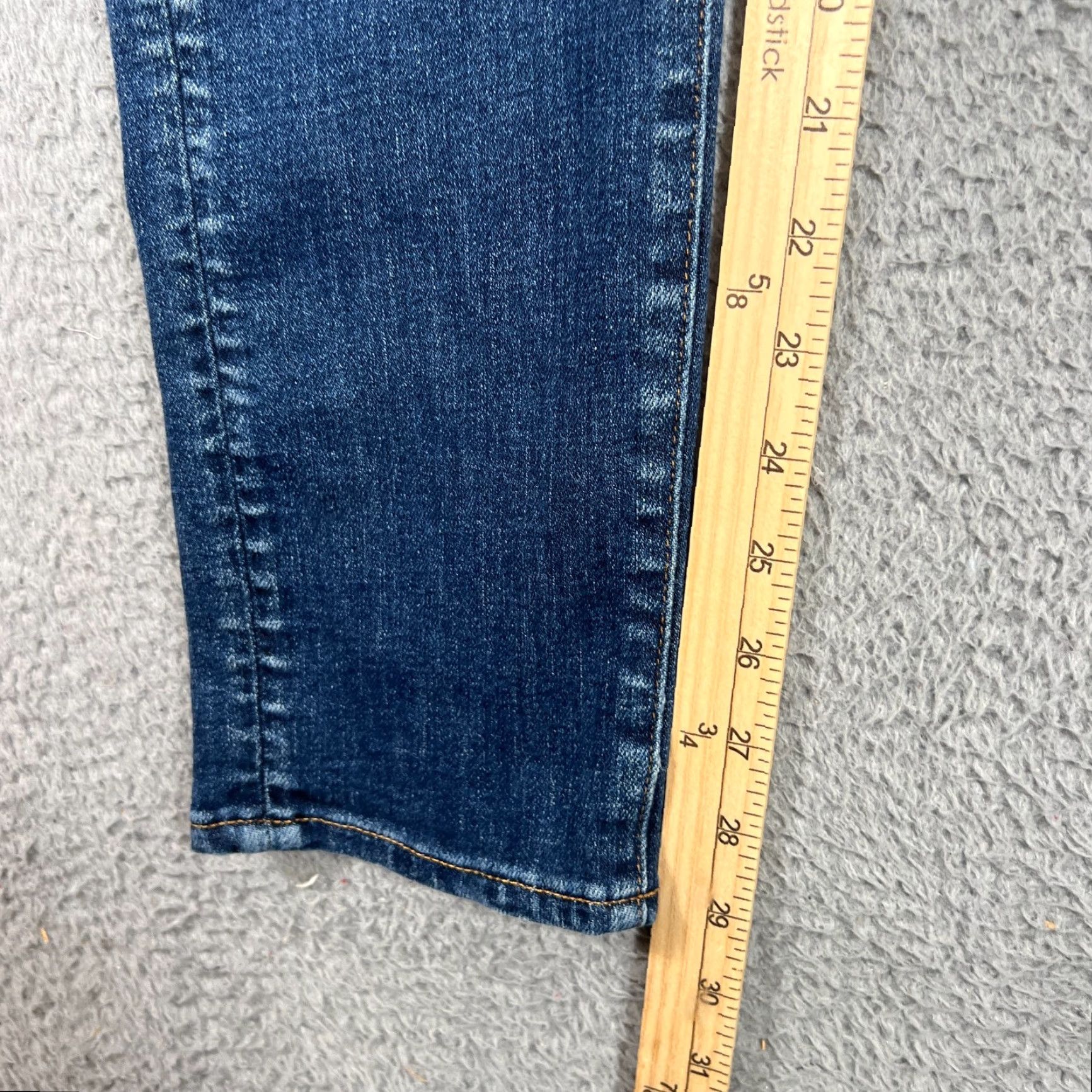 Vintage American Eagle Jeans Mens 28x30 Airflex Athletic Skinny Jeans Stretch Denim Blue Size US 28 / EU 44 - 3 Thumbnail