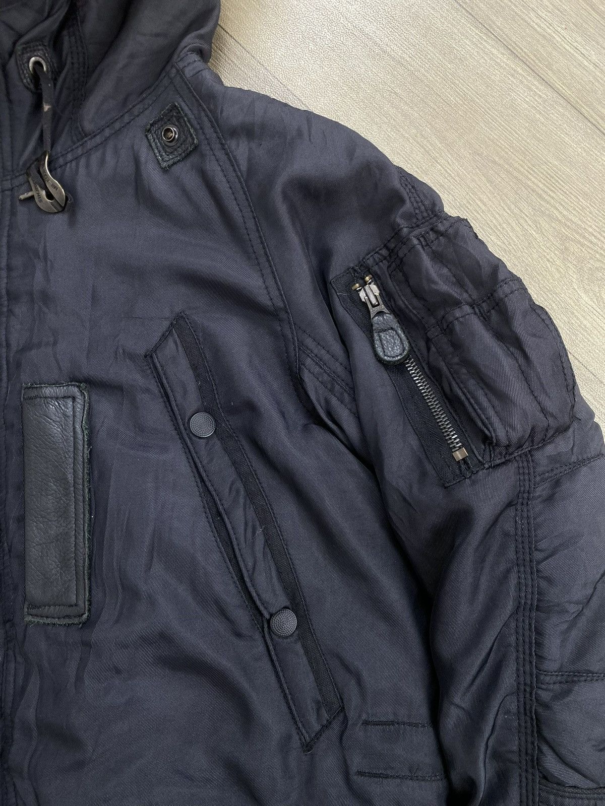 GOA Vintage GOA Raccoon Fur Military N3B Bomber Jacket Winter Size US L / EU 52-54 / 3 - 7 Thumbnail