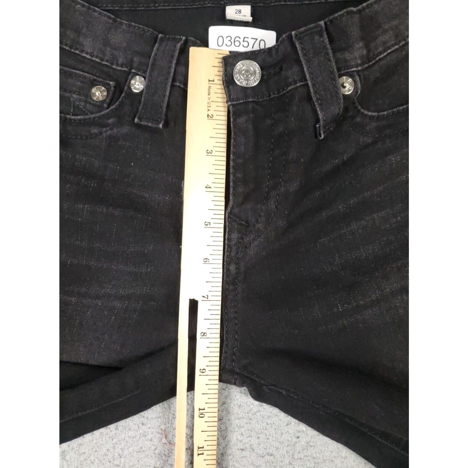 True Religion True Religion Jeans Womens Gray Straight 5-Pocket Size 28 Size 28" / US 6 / IT 42 - 3 Thumbnail