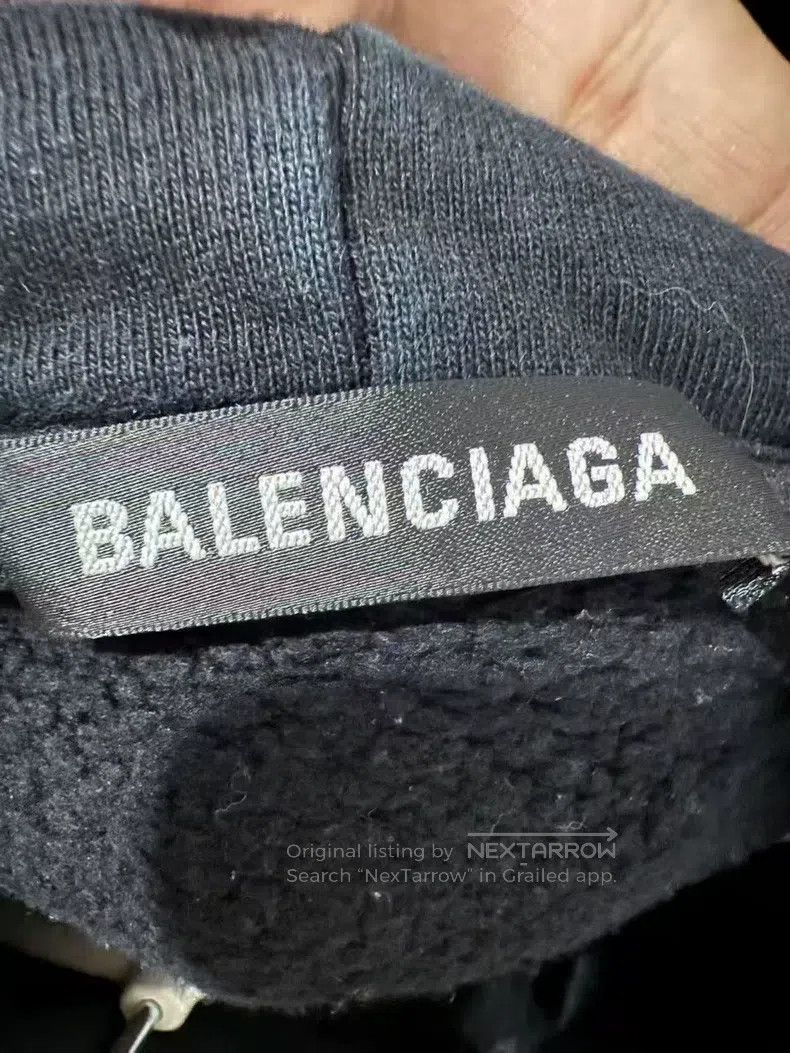 Balenciaga Balenciaga Black Glitter Wheat Pattern Sweater Size US XS / EU 42 / 0 - 3 Thumbnail