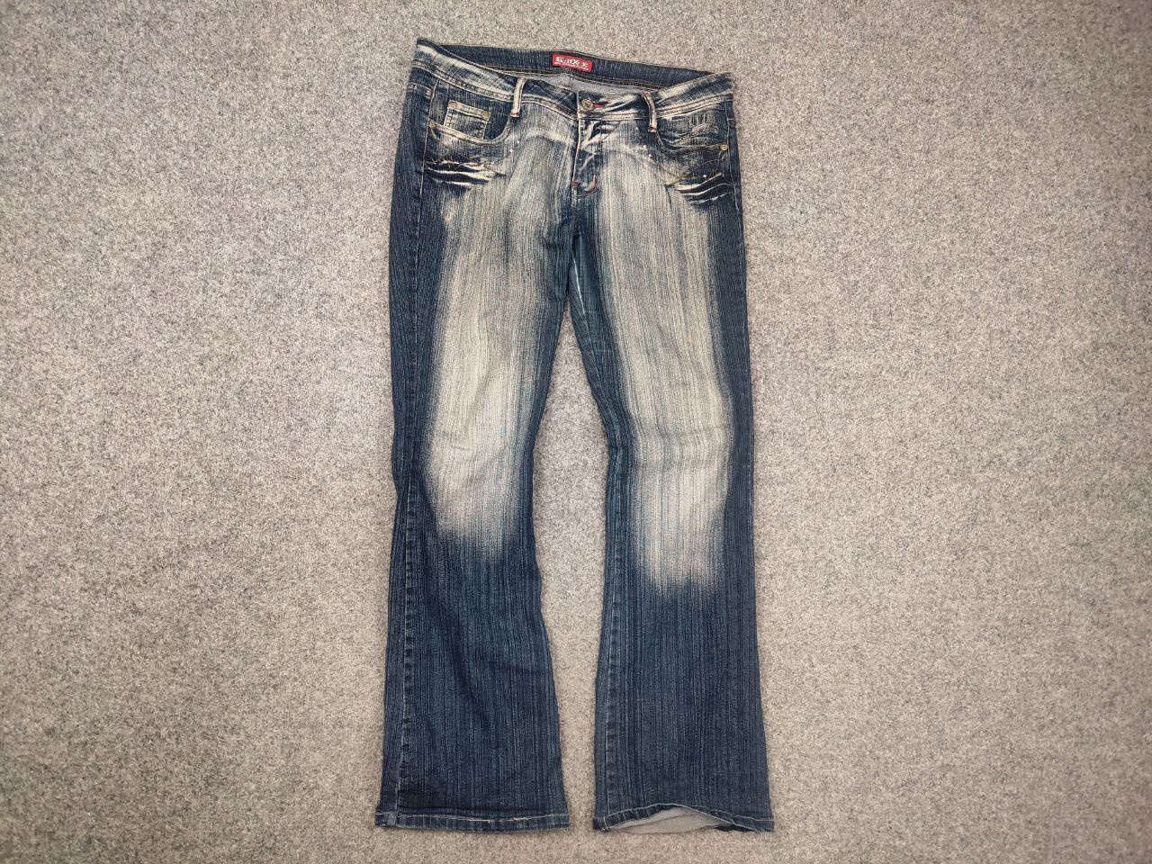 Le Grande Bleu (L.G.B.) Vintage Eclix le Grand Bleu Y2K Flared Jeans hysteric Size US 34 / EU 50 - 7 Thumbnail
