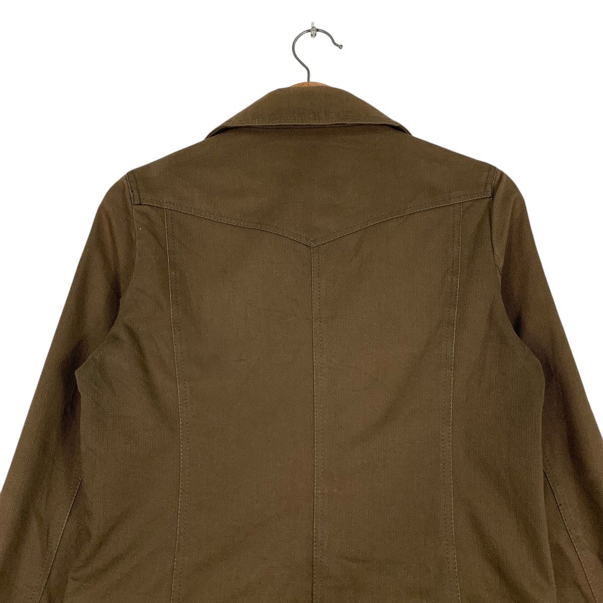 Japanese Brand ANZU ANNEE Brown Double Breasted Coat #1253-C57 Size M / US 6-8 / IT 42-44 - 8 Thumbnail