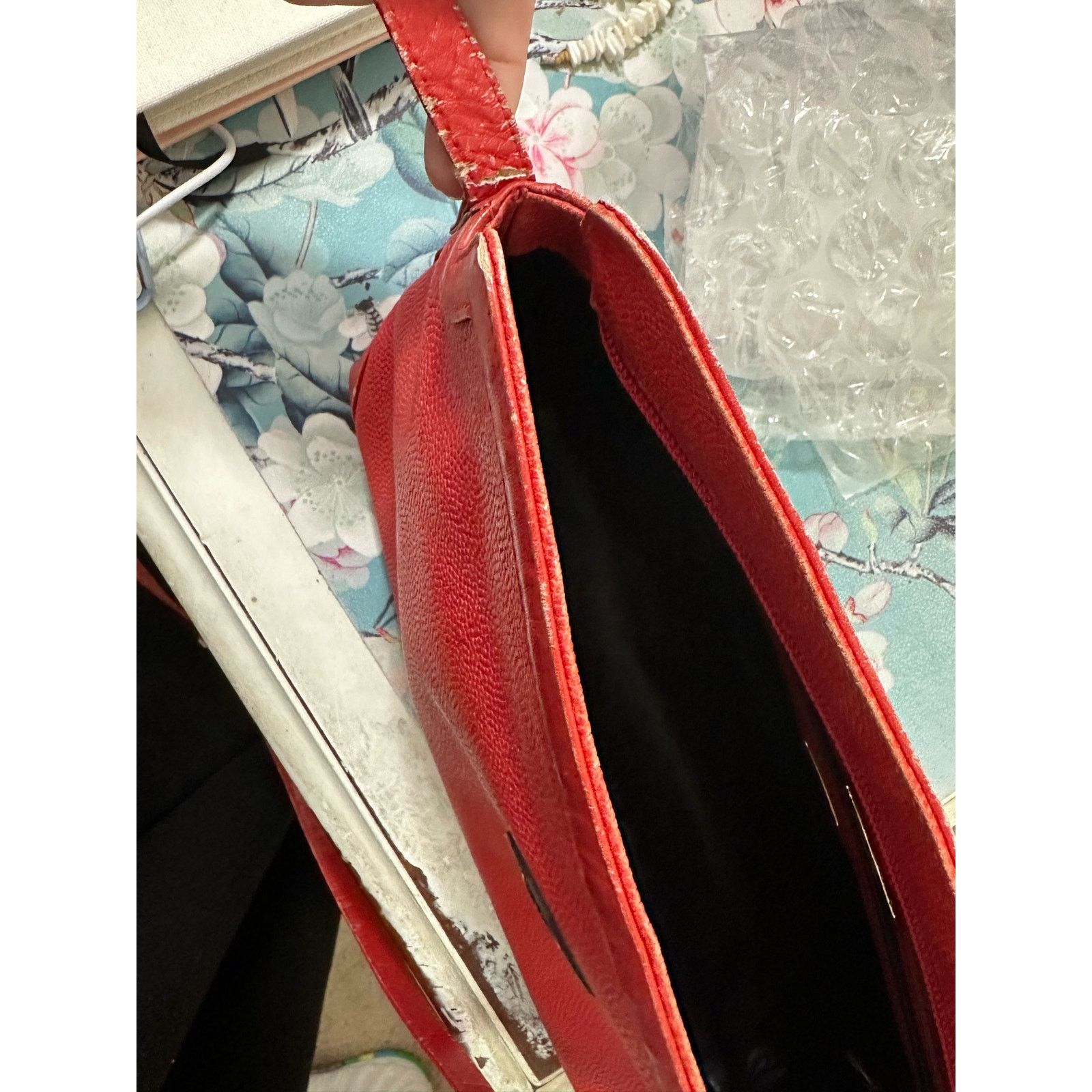 Emilio Pucci Emilio Pucci vintage red leather crossbody purse handbag Size ONE SIZE - 9 Thumbnail