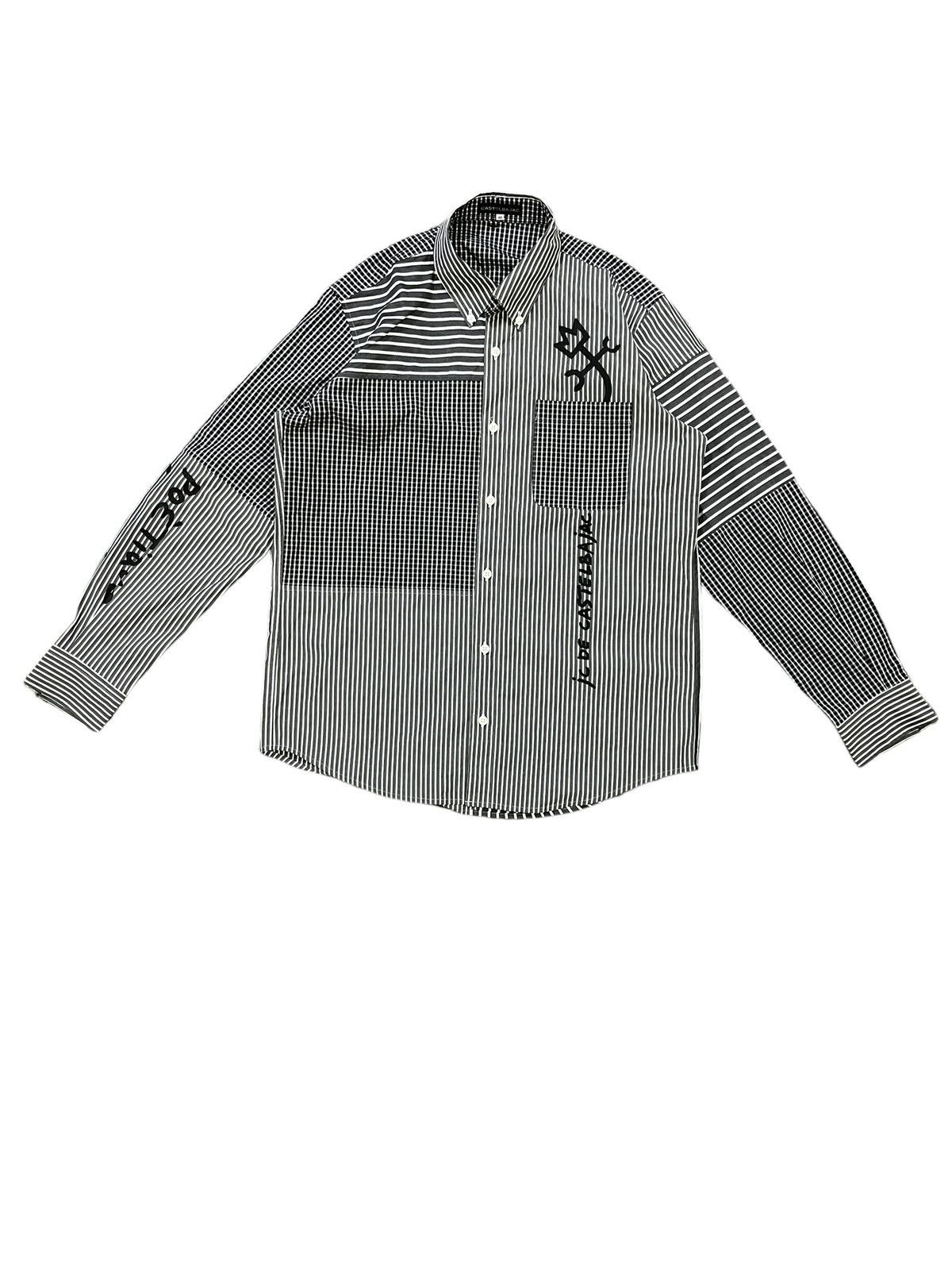 Jean Charles De Castelbajac × Vintage Vintage Castelbajac Button Up Shirt Patchwork Size US M / EU 48-50 / 2 - 1 Thumbnail