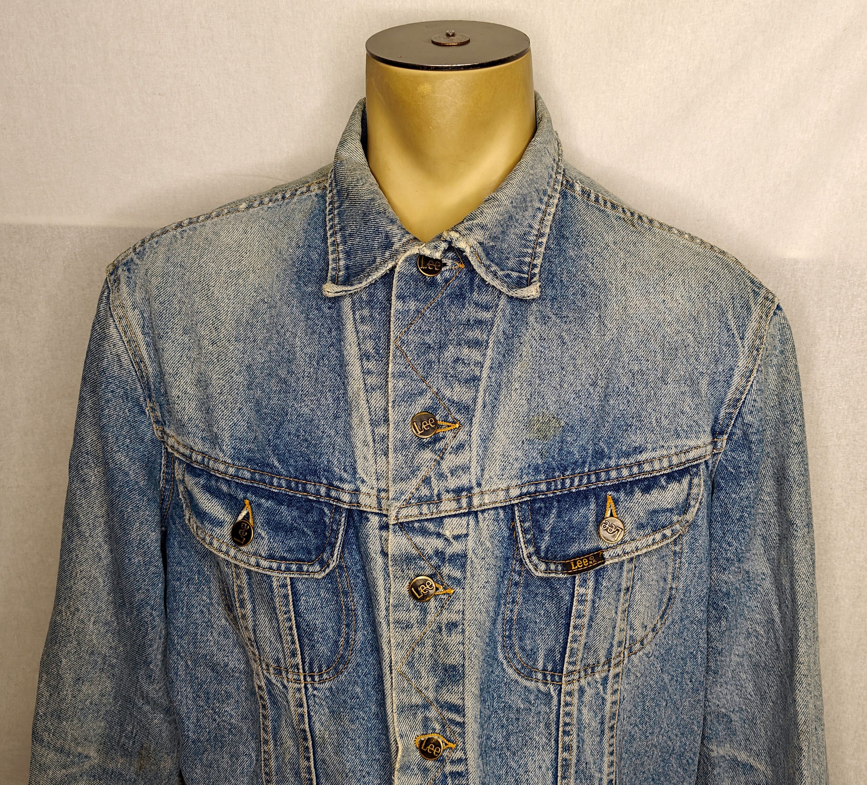 Lee Vtg 90s LEE Metallica Danzig patches denim jean jacket Size US L / EU 52-54 / 3 - 3 Thumbnail
