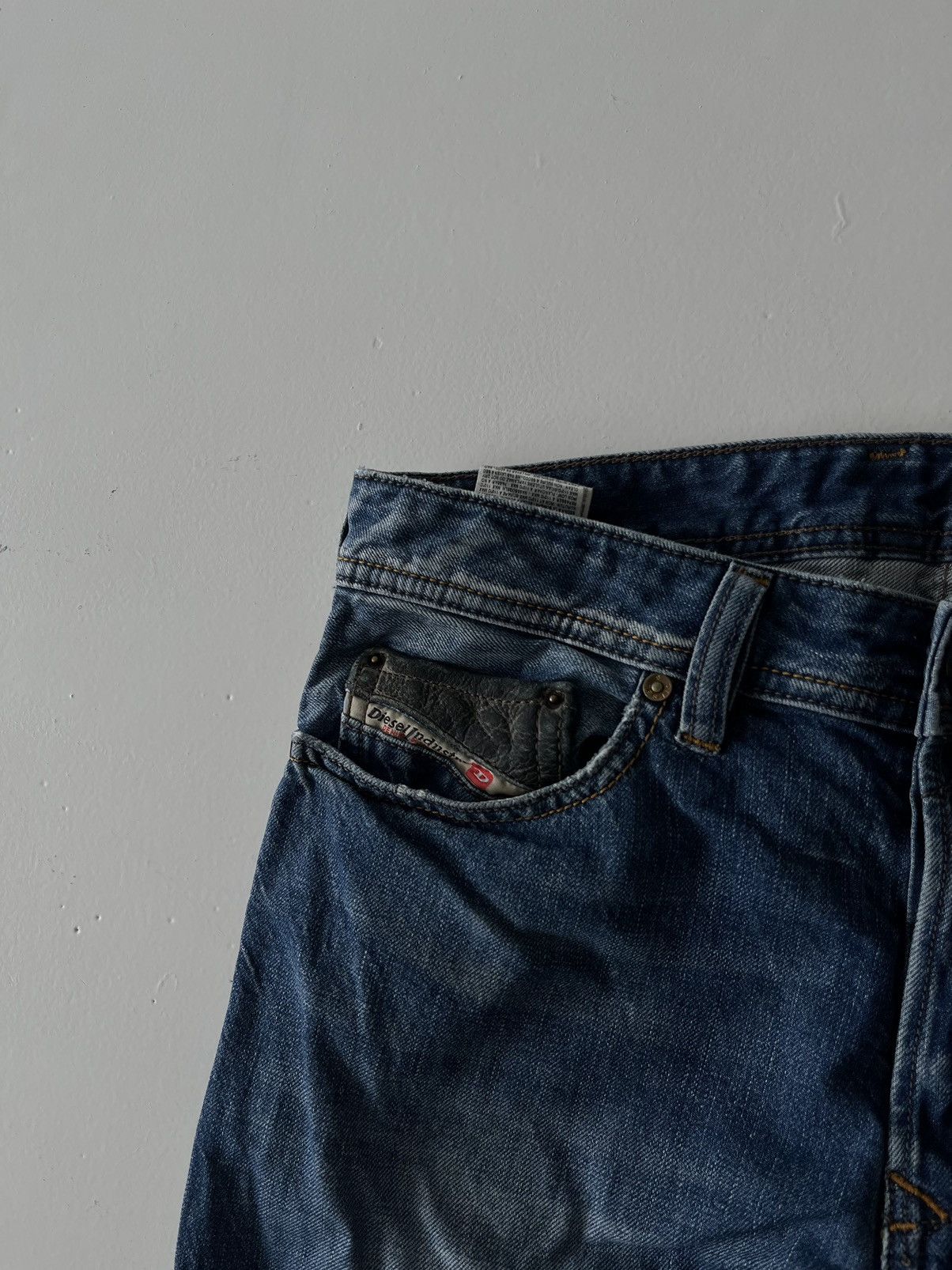 Diesel × Vintage Vntage 90 Diesel Disstresed washed Flare Low Rise jeans Y2k Size US 30 / EU 46 - 4 Thumbnail