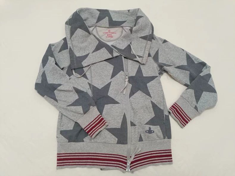 Vivienne Westwood Vivienne Westwood Gray star alternate collar hoodie jacket Size M / US 6-8 / IT 42-44 - 3 Thumbnail