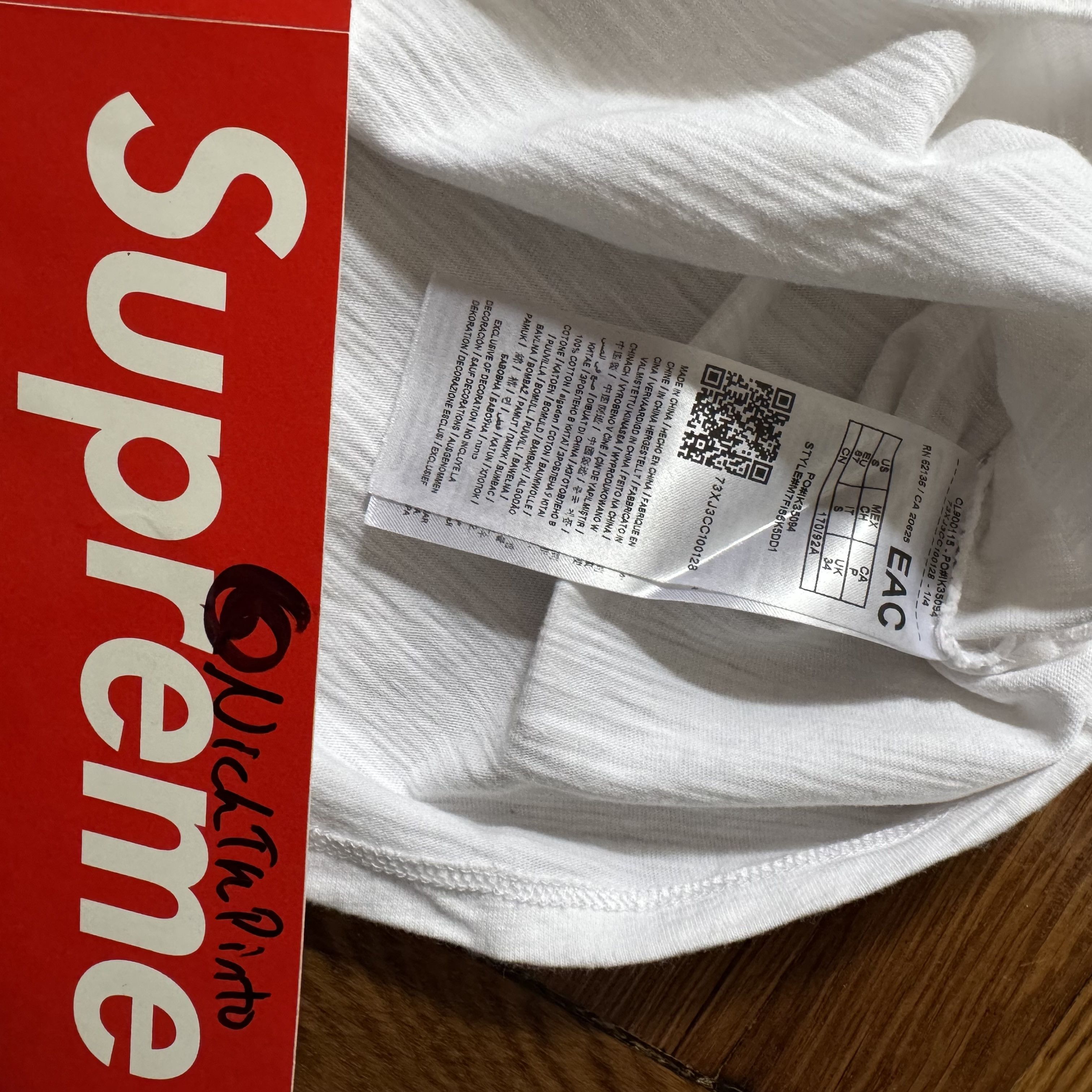 A$AP Rocky × Guess Guess Club Logo Tee (blue collar) Size US M / EU 48-50 / 2 - 6 Thumbnail