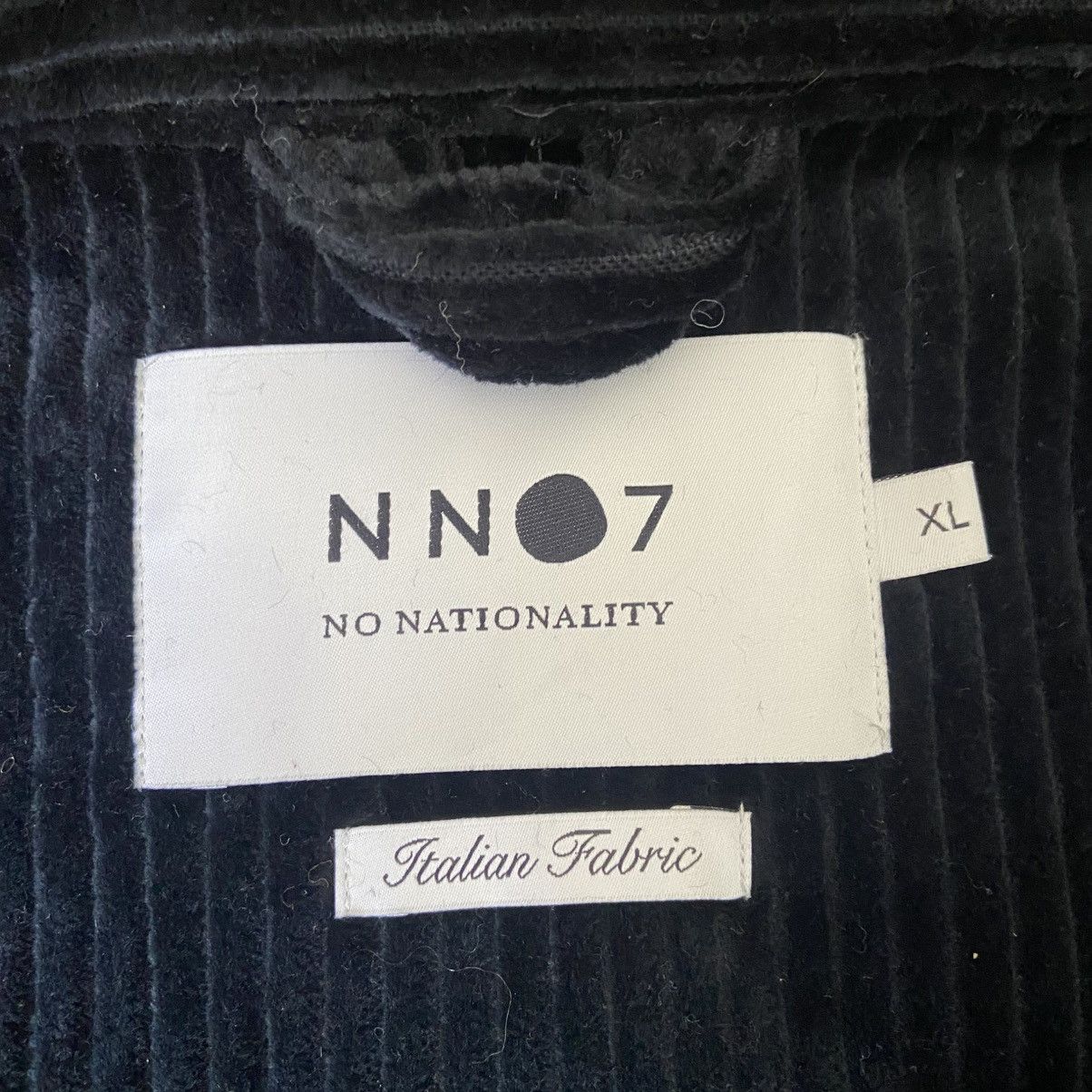 Other No Nationality Men’s Navy Corduroy Oversized Button Up Shirt Size US XL / EU 56 / 4 - 7 Thumbnail