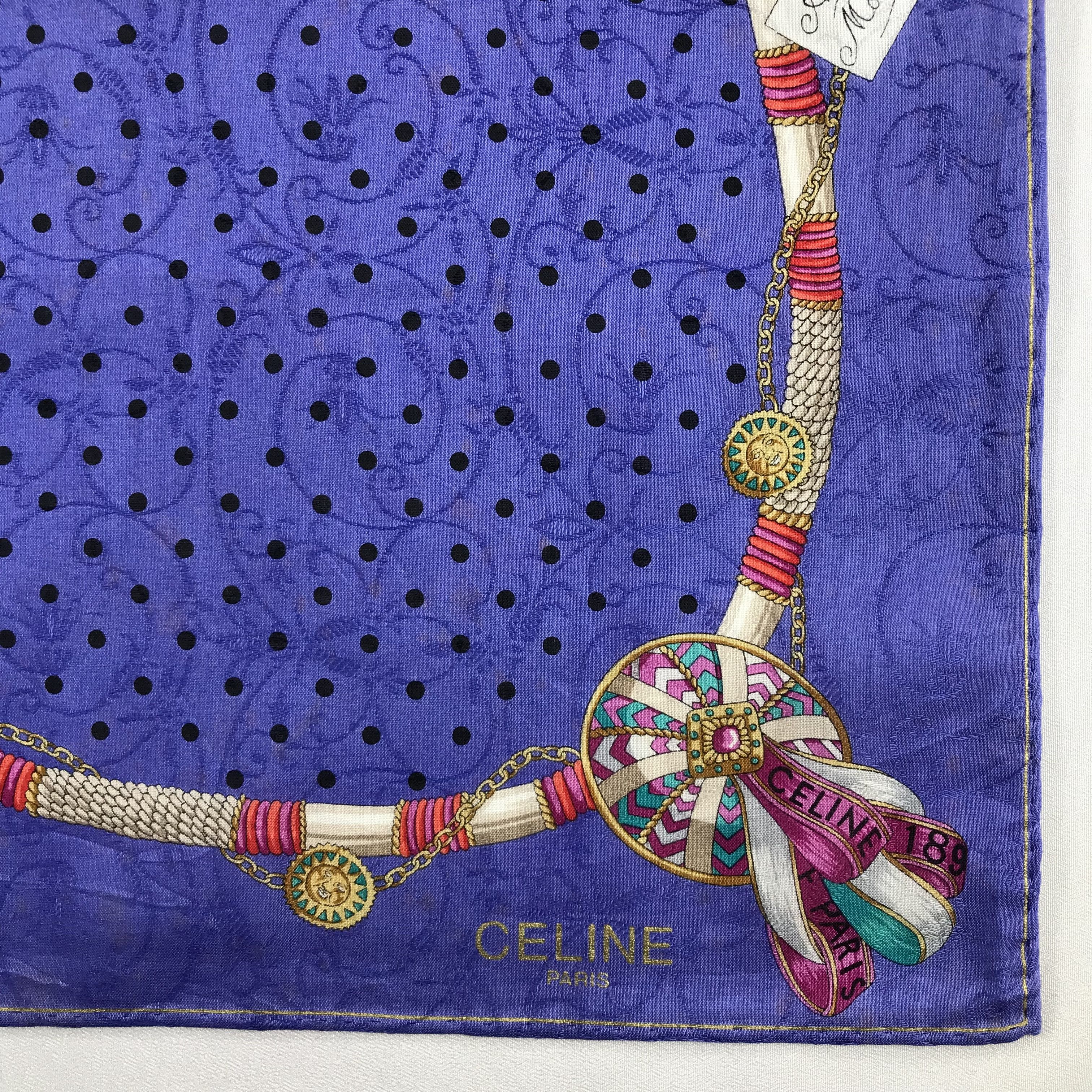 Celine Celine Handkerchief / Bandana / Neckerchief C595 Size ONE SIZE - 5 Thumbnail