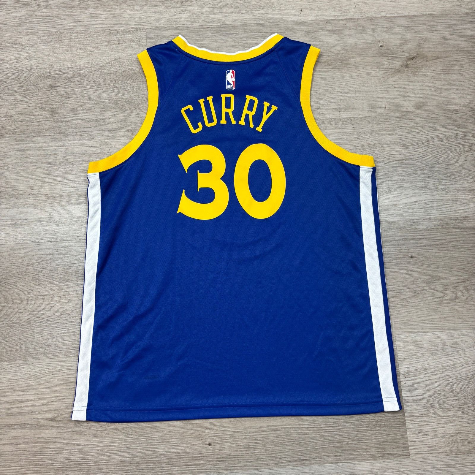 NBA × Nike Golden State Warriors Steph Curry 30 NBA Swingman Jersey 52 Size US XL / EU 56 / 4 - 4 Thumbnail