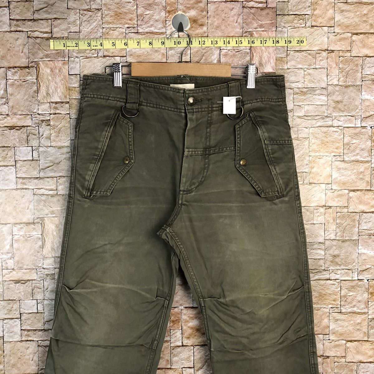 Diesel Diesel Green Cargo Multipocket Pants #A353 Size US 31 - 5 Thumbnail