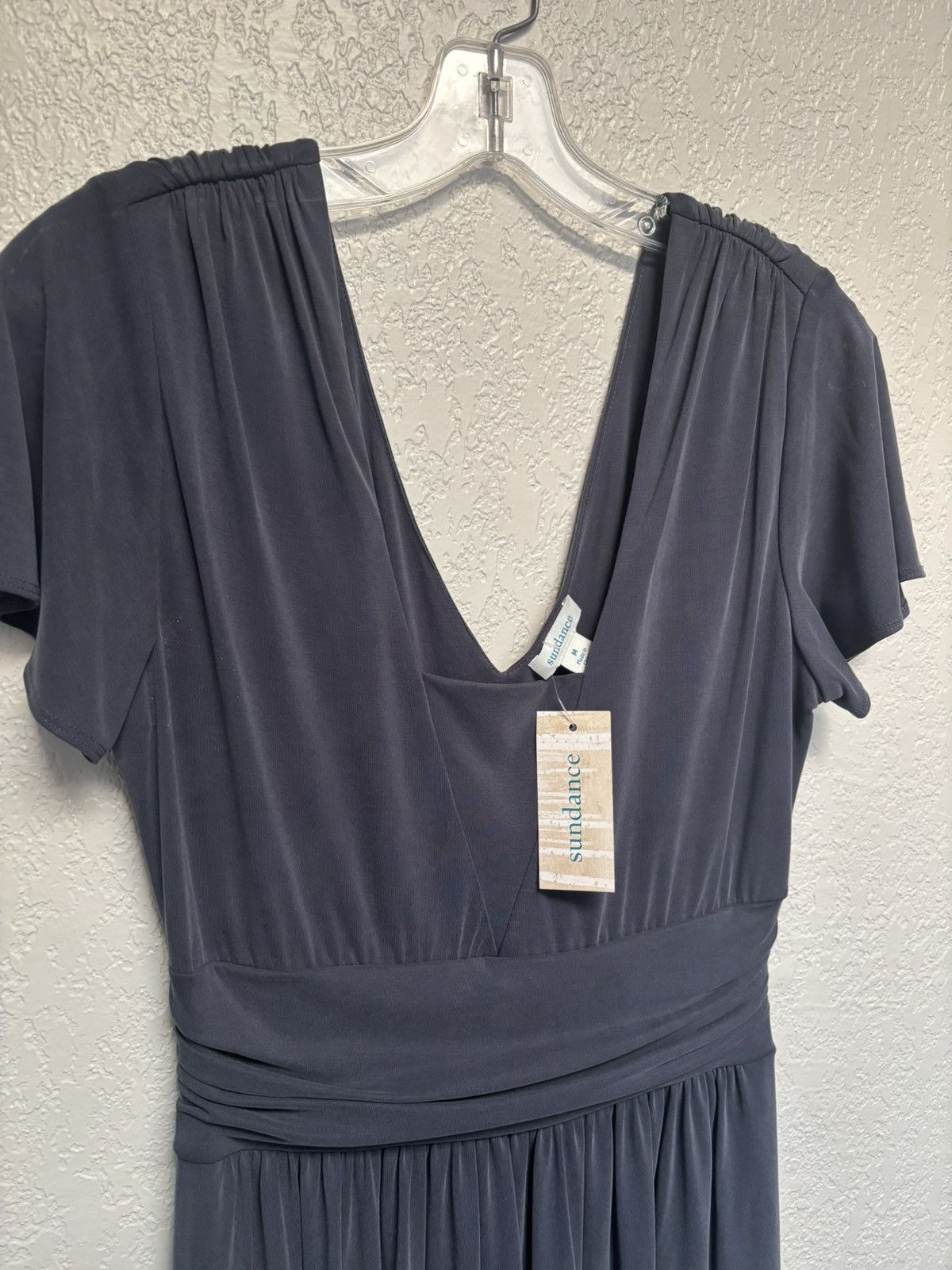 Other NEW WITH TAGS!! Sundance Blue V-Neck Midi Dress Size M / US 6-8 / IT 42-44 - 2 Thumbnail