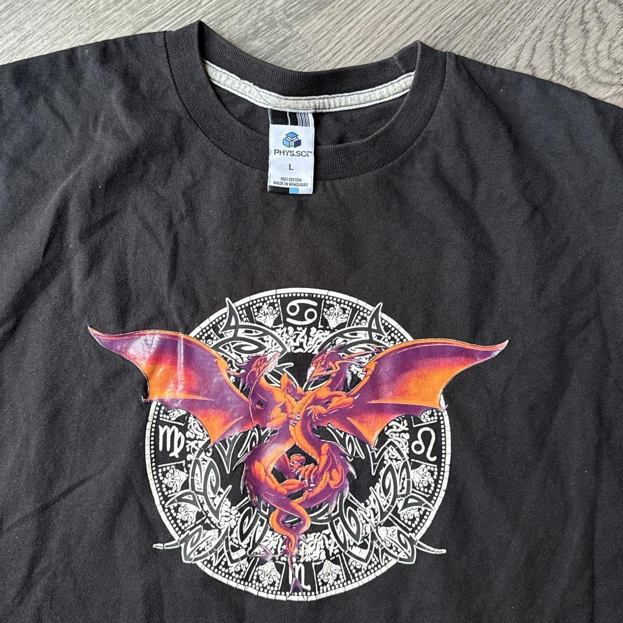 Other Y2K JNCO style Zodiac Dragon T-Shirt Size XL Phys. Sci. Size US XL / EU 56 / 4 - 4 Thumbnail
