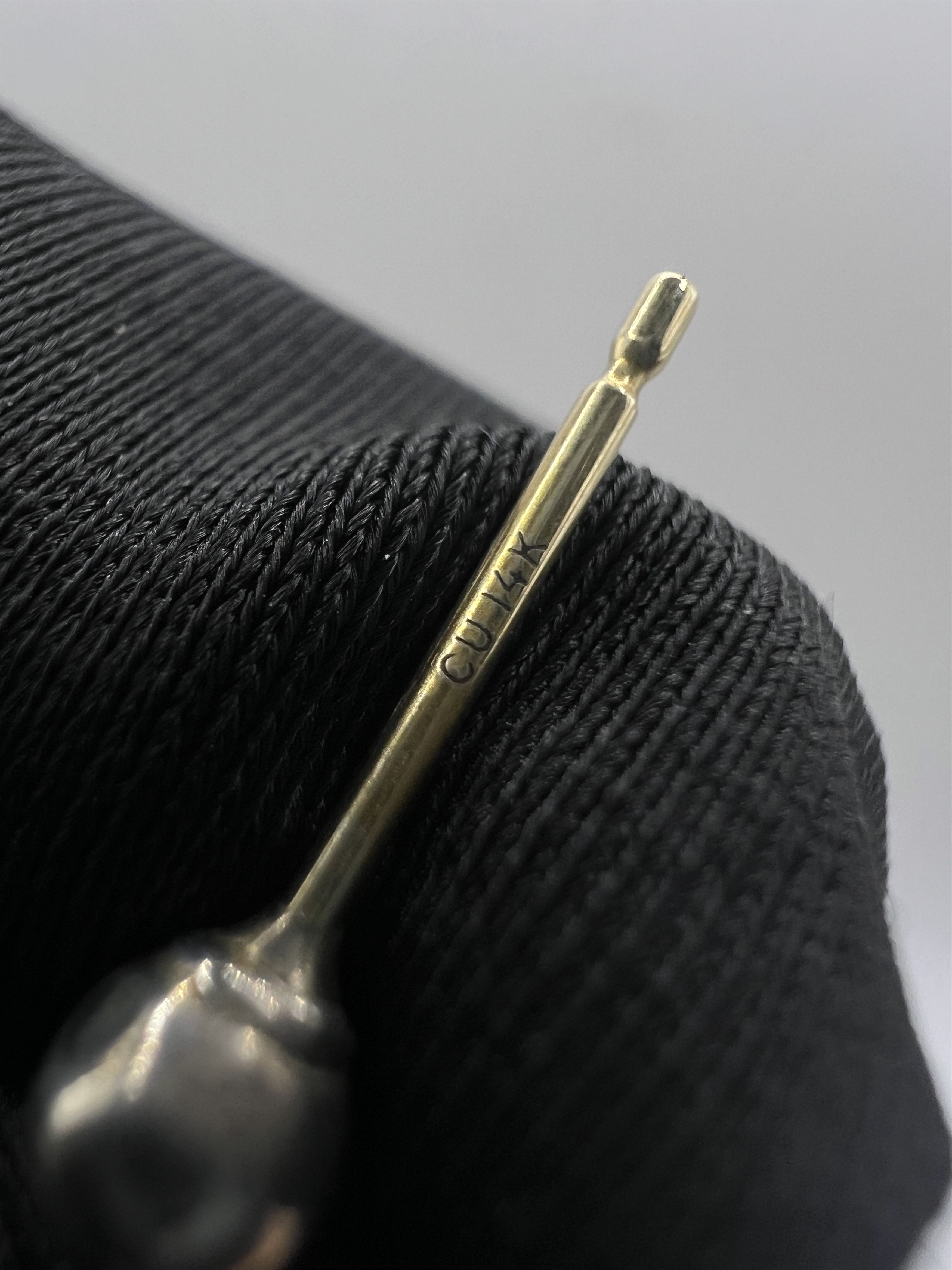 Chrome Hearts Chrome Hearts Tiny-E Pave A Diamond Drop Earring Size ONE SIZE - 12 Thumbnail