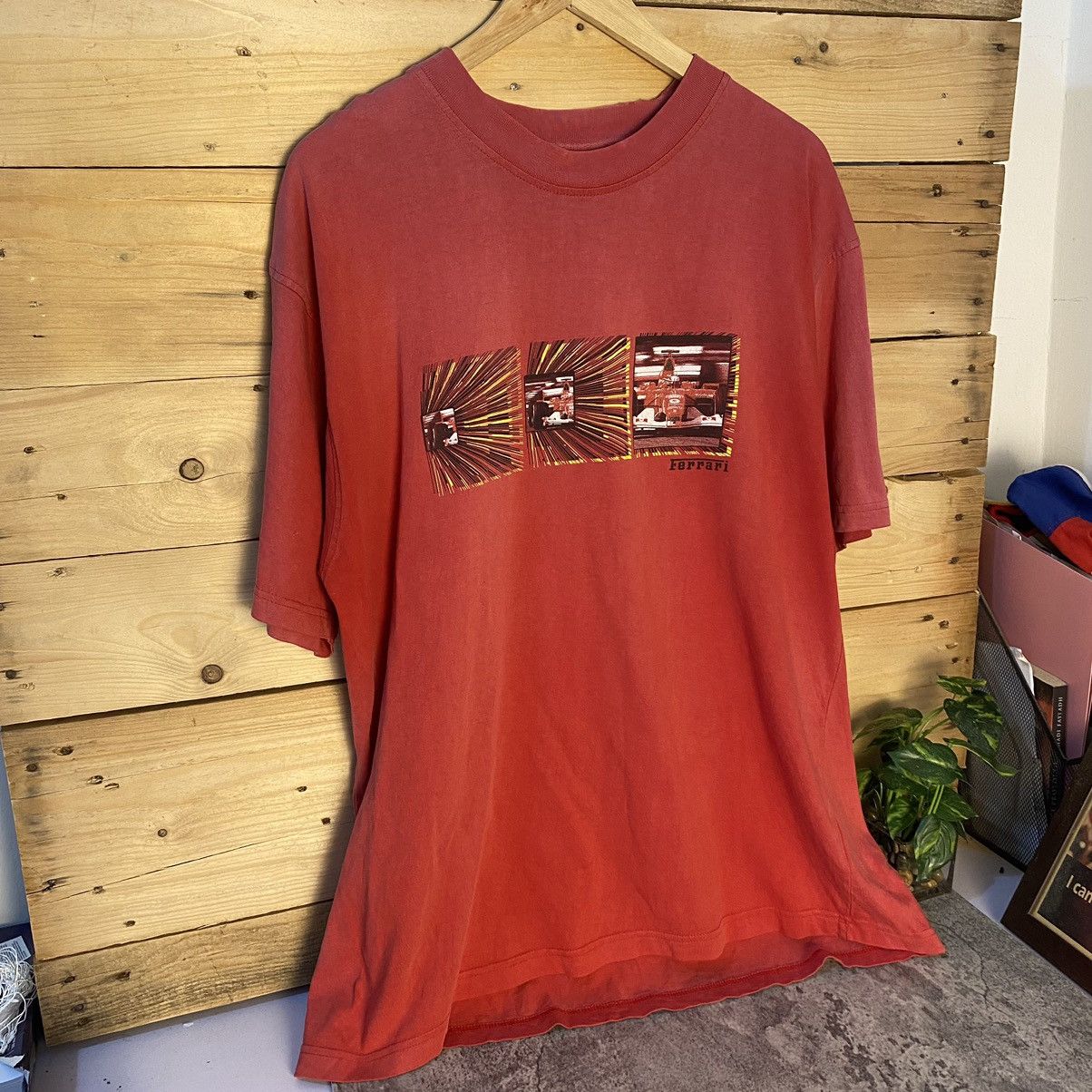 Ferrari × Formula 1 × Vintage Vintage Y2K Ferrari Formula 1 F1 Distress & Faded Size US L / EU 52-54 / 3 - 1 Thumbnail