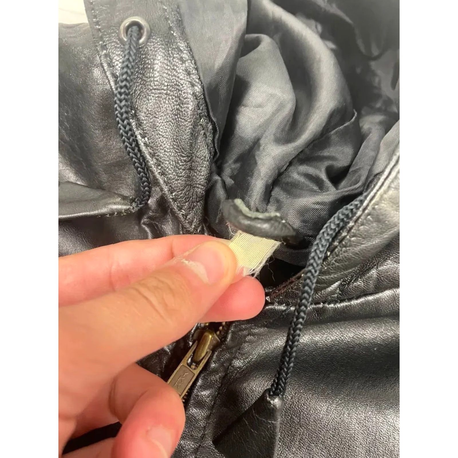 Emporio Armani VINTAGE Emporio Armani Leather Jacket Big Logo Men M Black Size US M / EU 48-50 / 2 - 4 Thumbnail