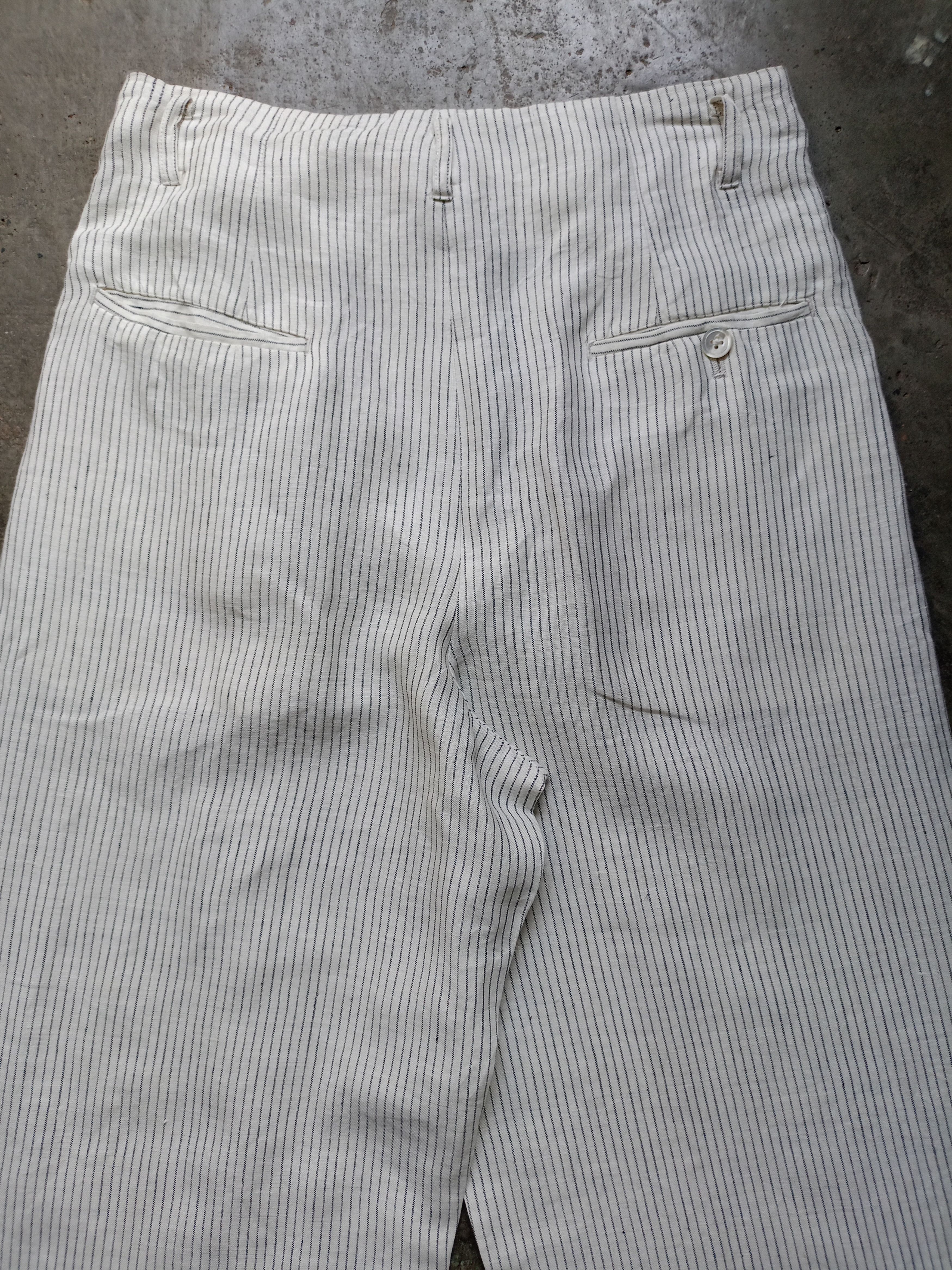 Ralph Lauren Ralph Lauren Linen Striped Pants Size US 27 - 4 Thumbnail