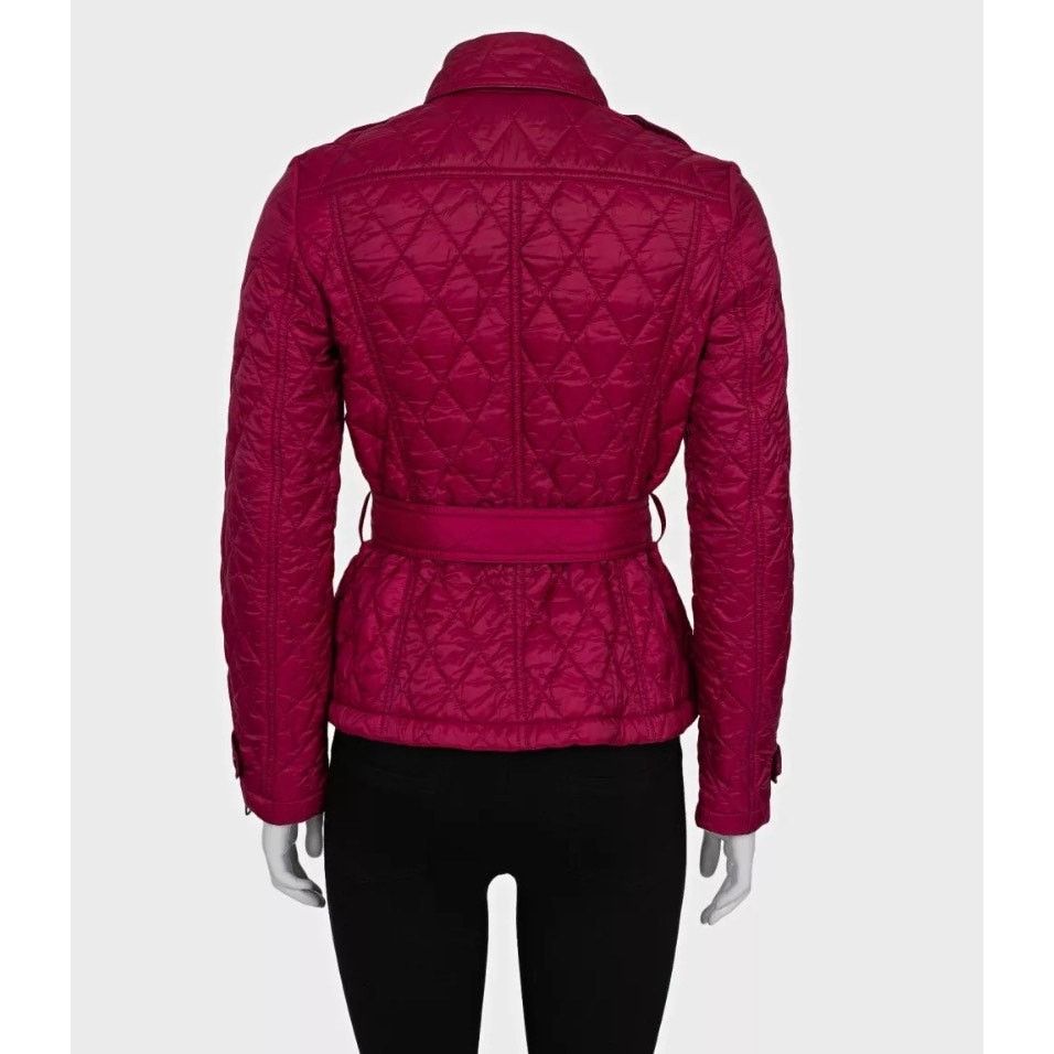 Burberry Burberry Pink Fitted Jacket - Size XS Size XS / US 0-2 / IT 36-38 - 3 Thumbnail