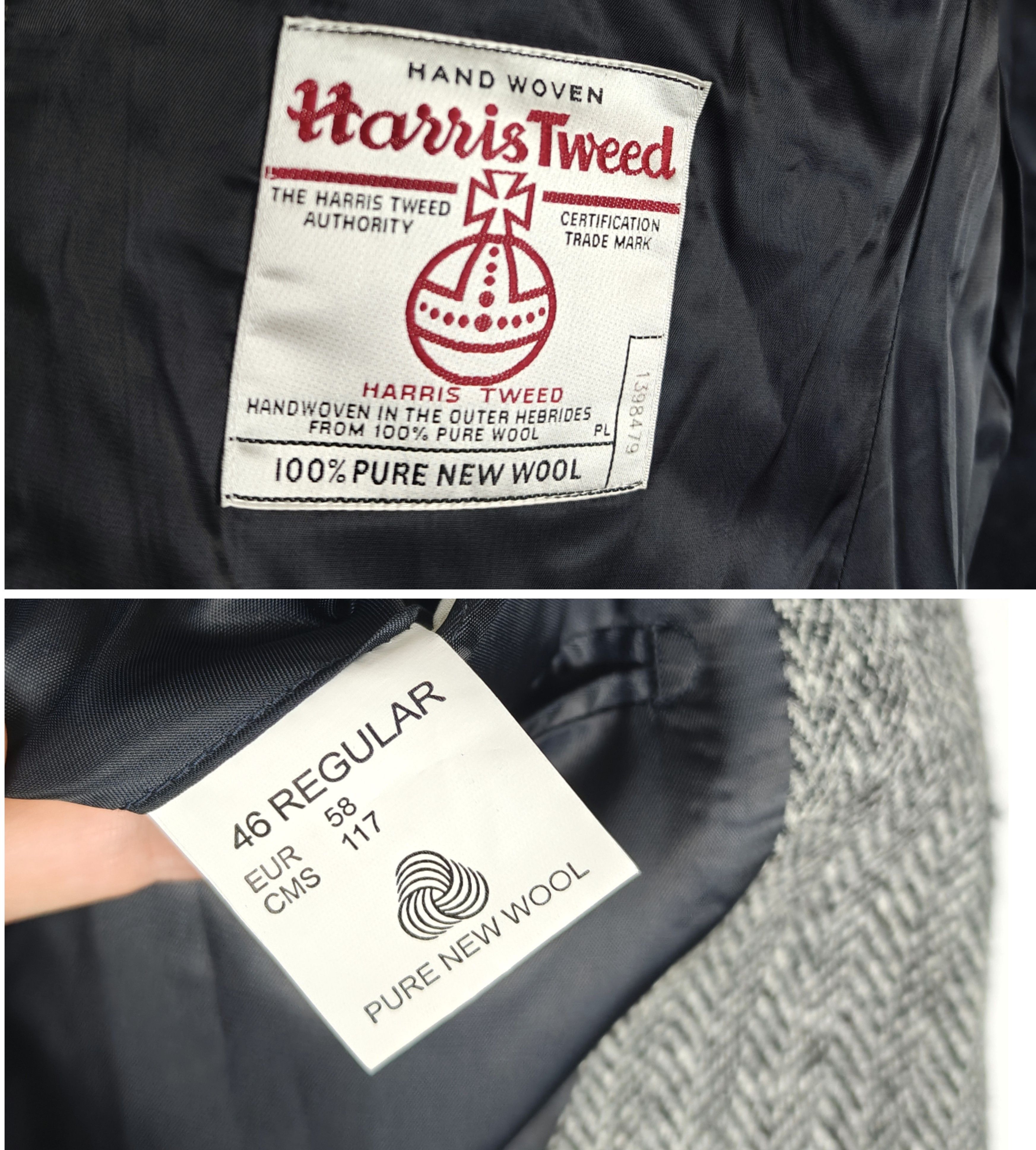Harris Tweed Harris Tweed Wool Blazer Jacket Brown size 46R Size 46R - 9 Thumbnail