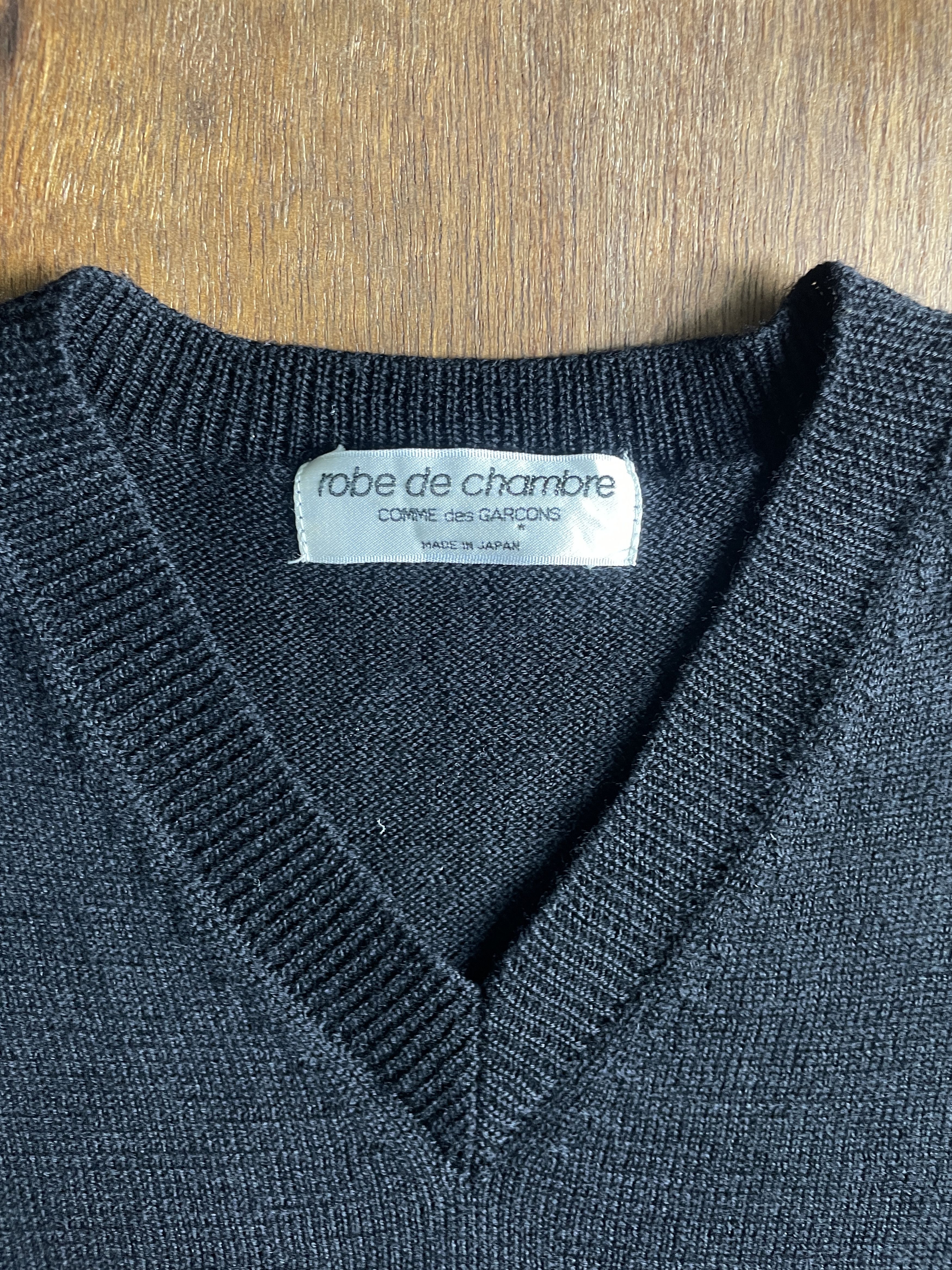Comme des Garcons COMME des GARCONS 1995 Wool Knit Sweater Vest Size M / US 6-8 / IT 42-44 - 3 Thumbnail