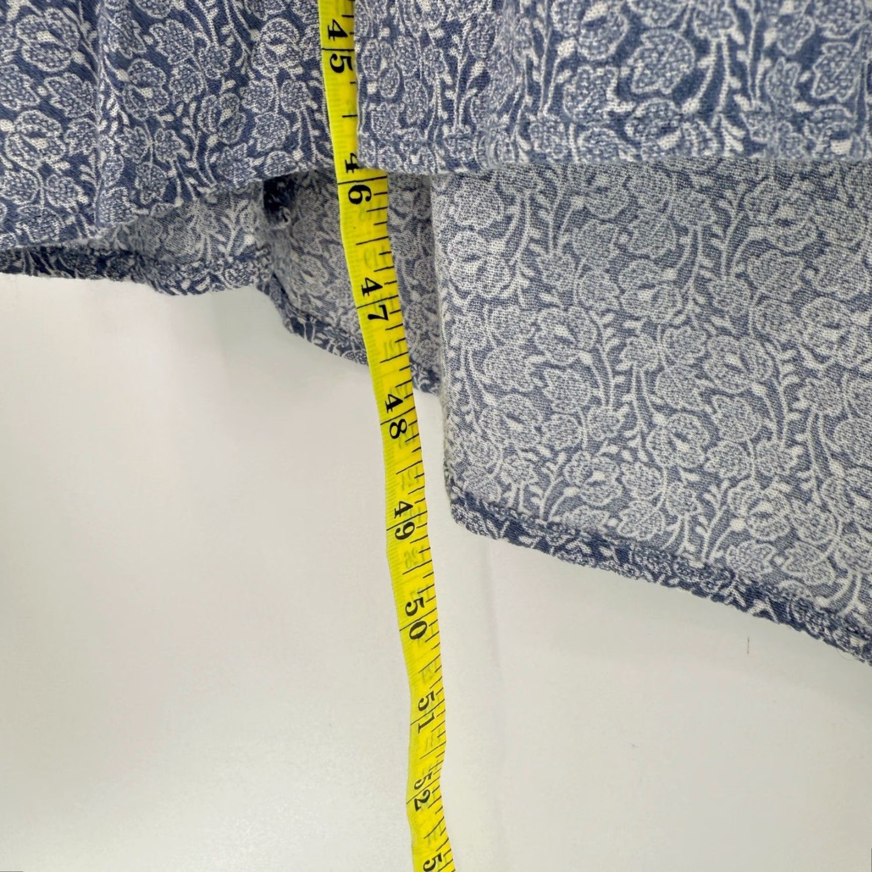 Vintage VINTAGE Final Touch Blue Floral Print Tie Chest Maxi Dress? Size L / US 10 / IT 46 - 6 Thumbnail