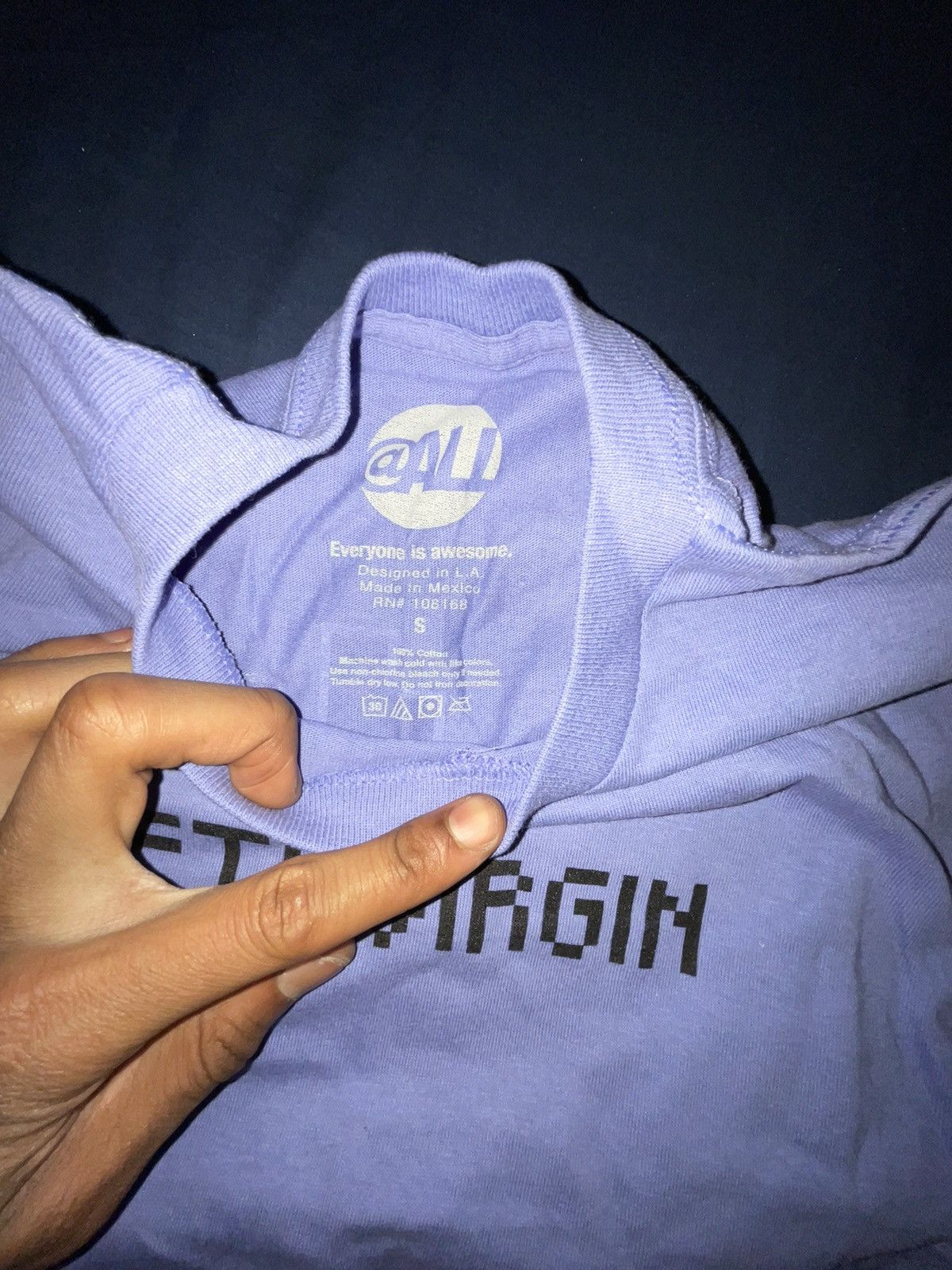 Designer Metavirgin Wordplay Graphic Tshirt Sz Small NWOT Size US S / EU 44-46 / 1 - 3 Thumbnail
