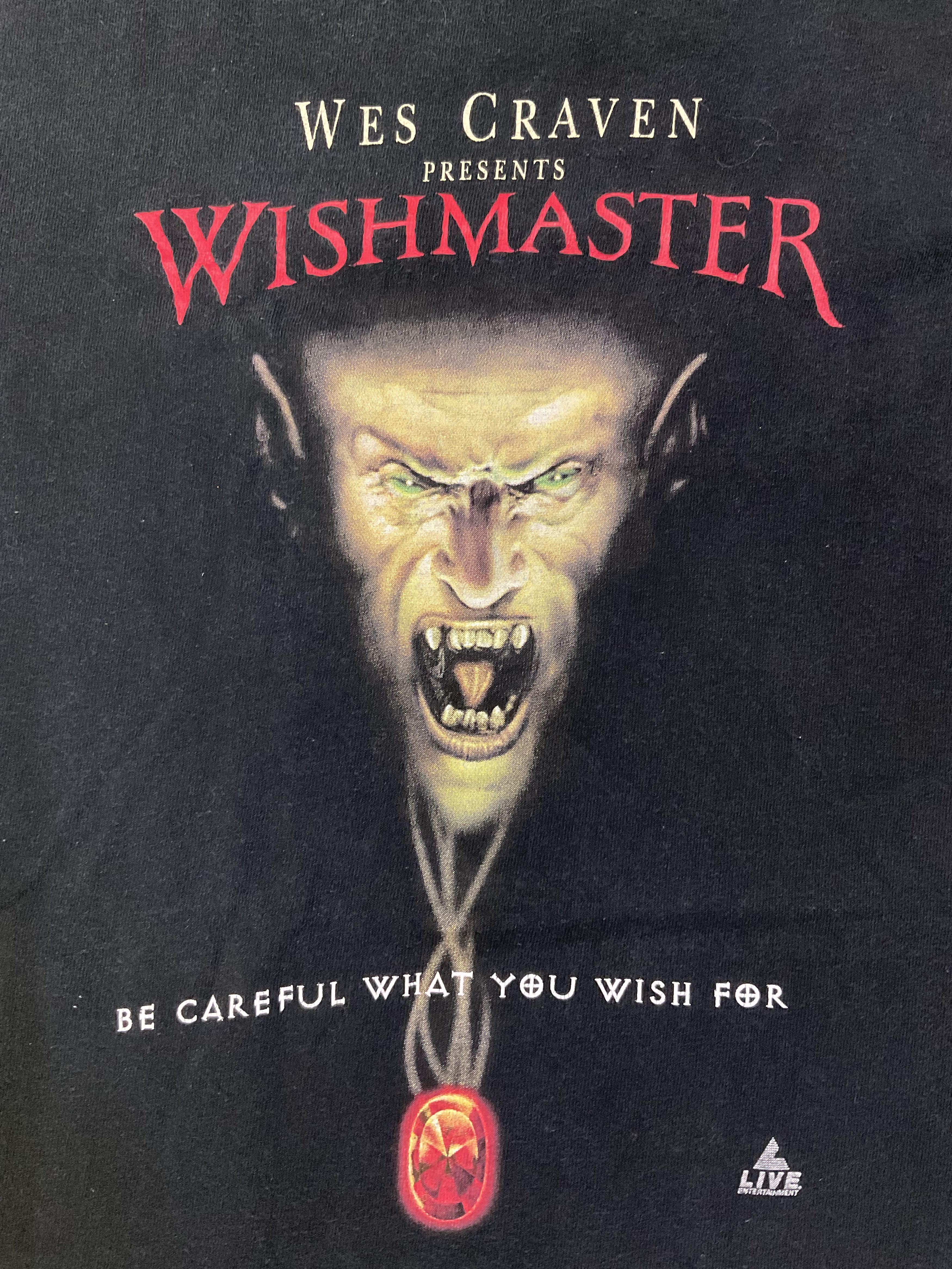 All Sport Vintage 1997 Wishmaster Horror Movie Promo T-Shirt Size US XL / EU 56 / 4 - 2 Thumbnail