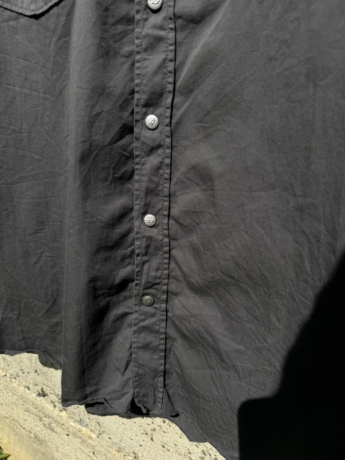 Diesel Vintage Diesel Western Short Sleeve Shirt Size US XL / EU 56 / 4 - 5 Thumbnail