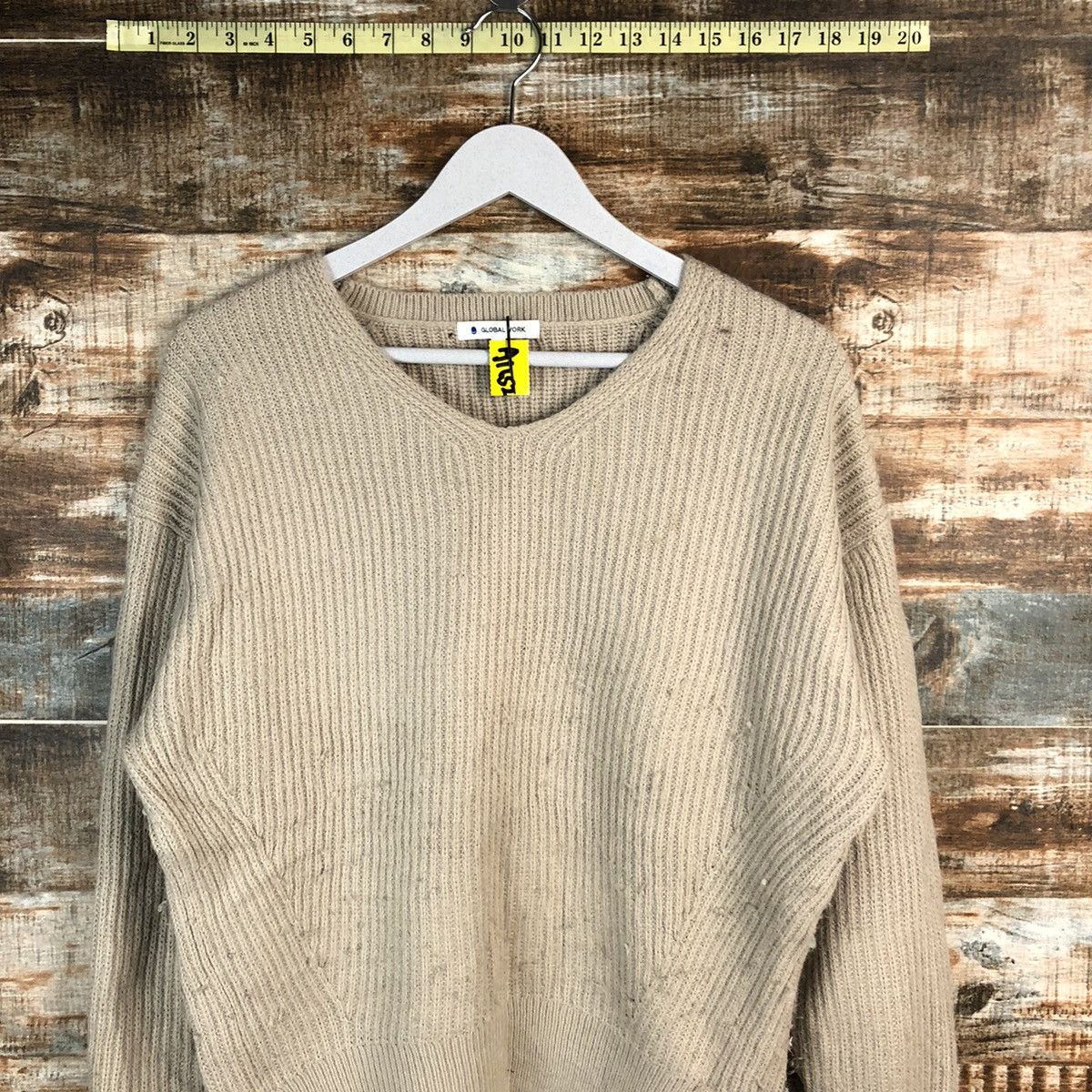 Global Work × Homespun Knitwear Global Work japan vintage Brown Knitwear #A1652 Size M / US 6-8 / IT 42-44 - 5 Thumbnail