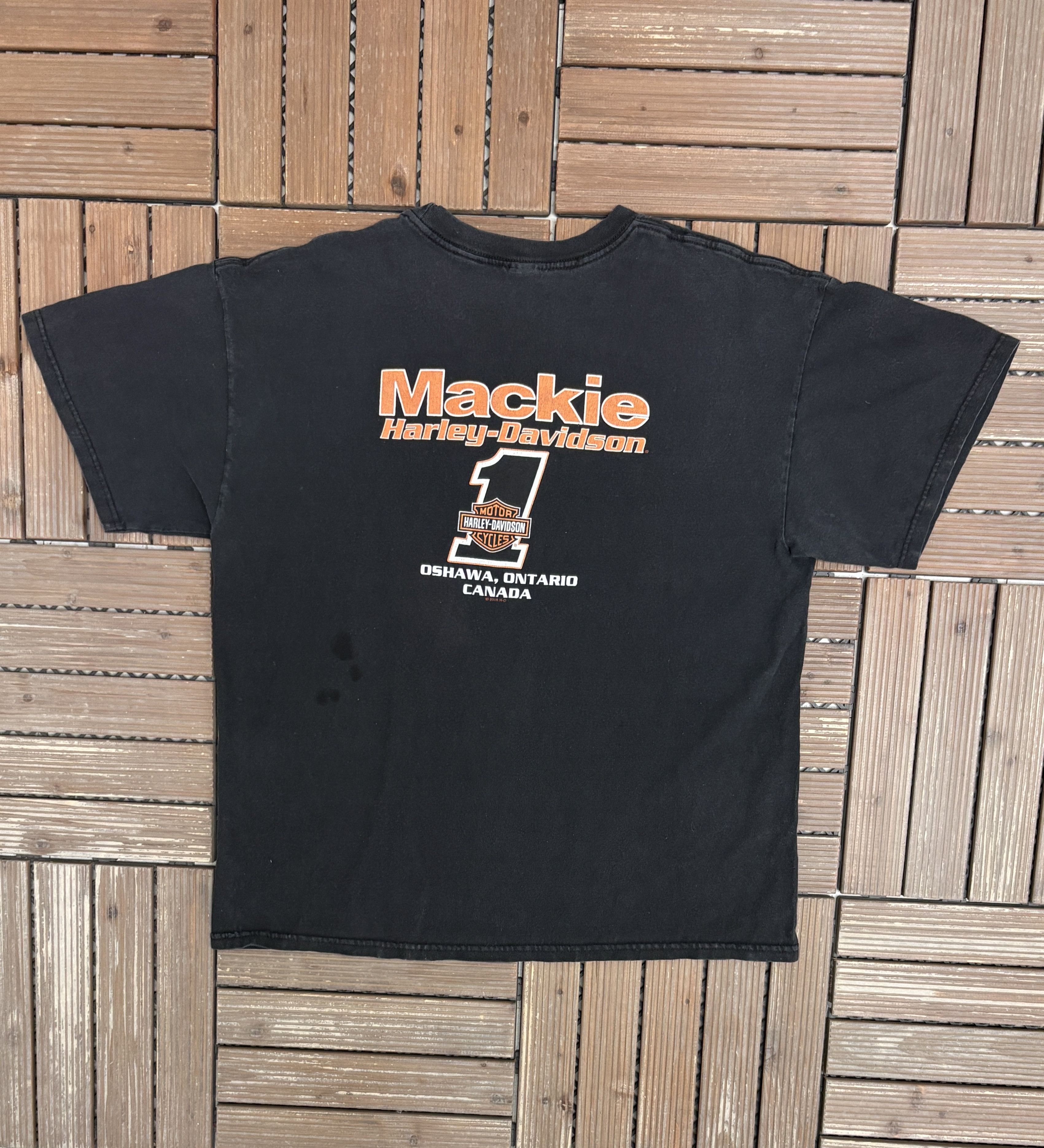 Harley Davidson Harley Davidson Oshawa, Ontario Vintage Tee Size US L / EU 52-54 / 3 - 4 Thumbnail