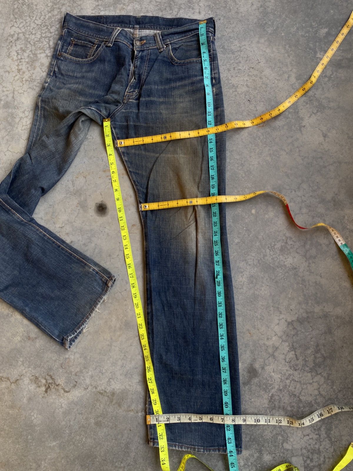 If Six Was Nine × PPFM × Vintage Vintage GL HEART denim pants (sku 4) Size US 34 / EU 50 - 6 Thumbnail