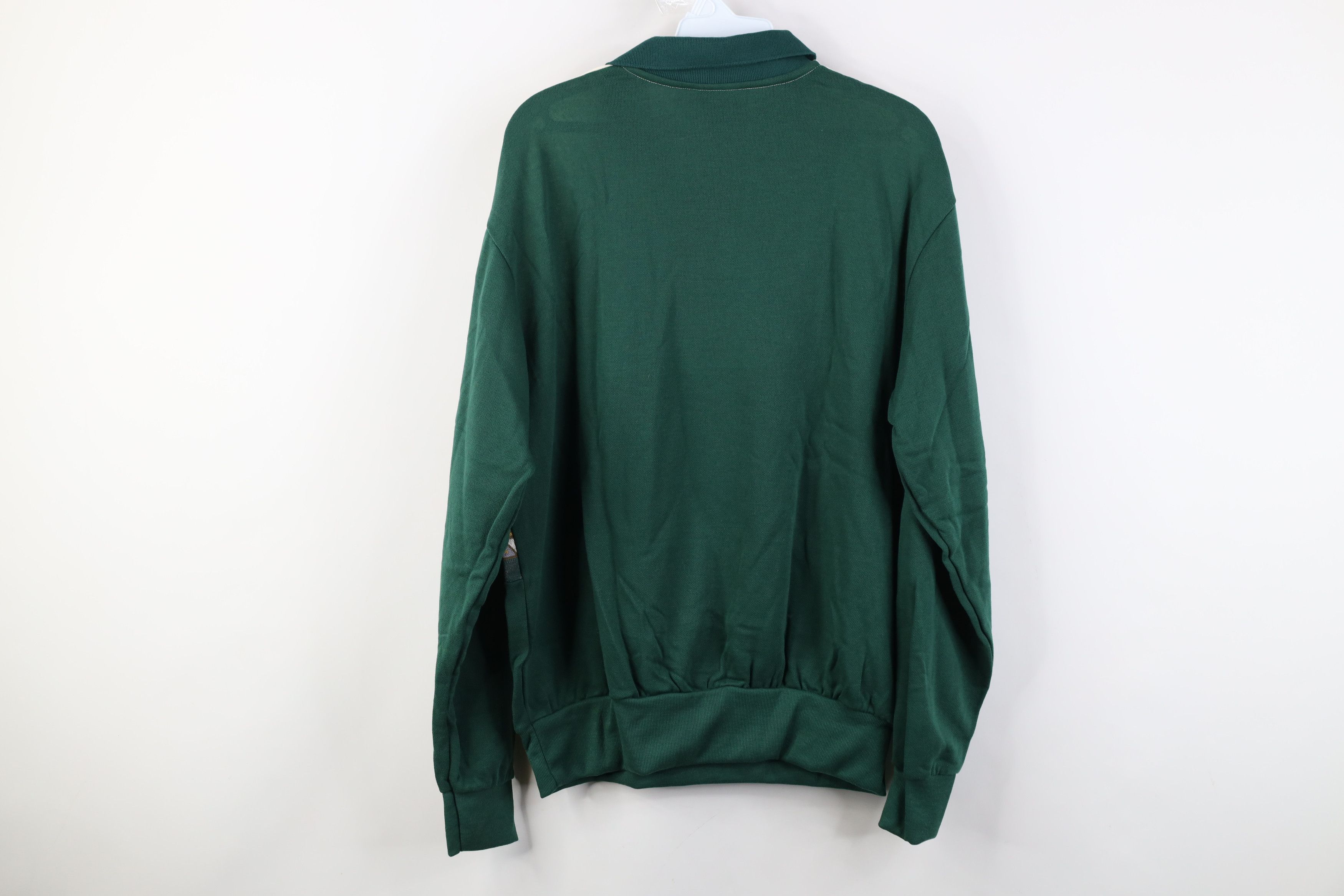 Vintage Vintage 90s Streetwear Fair Isle Collared Sweatshirt USA Size US M / EU 48-50 / 2 - 9 Thumbnail