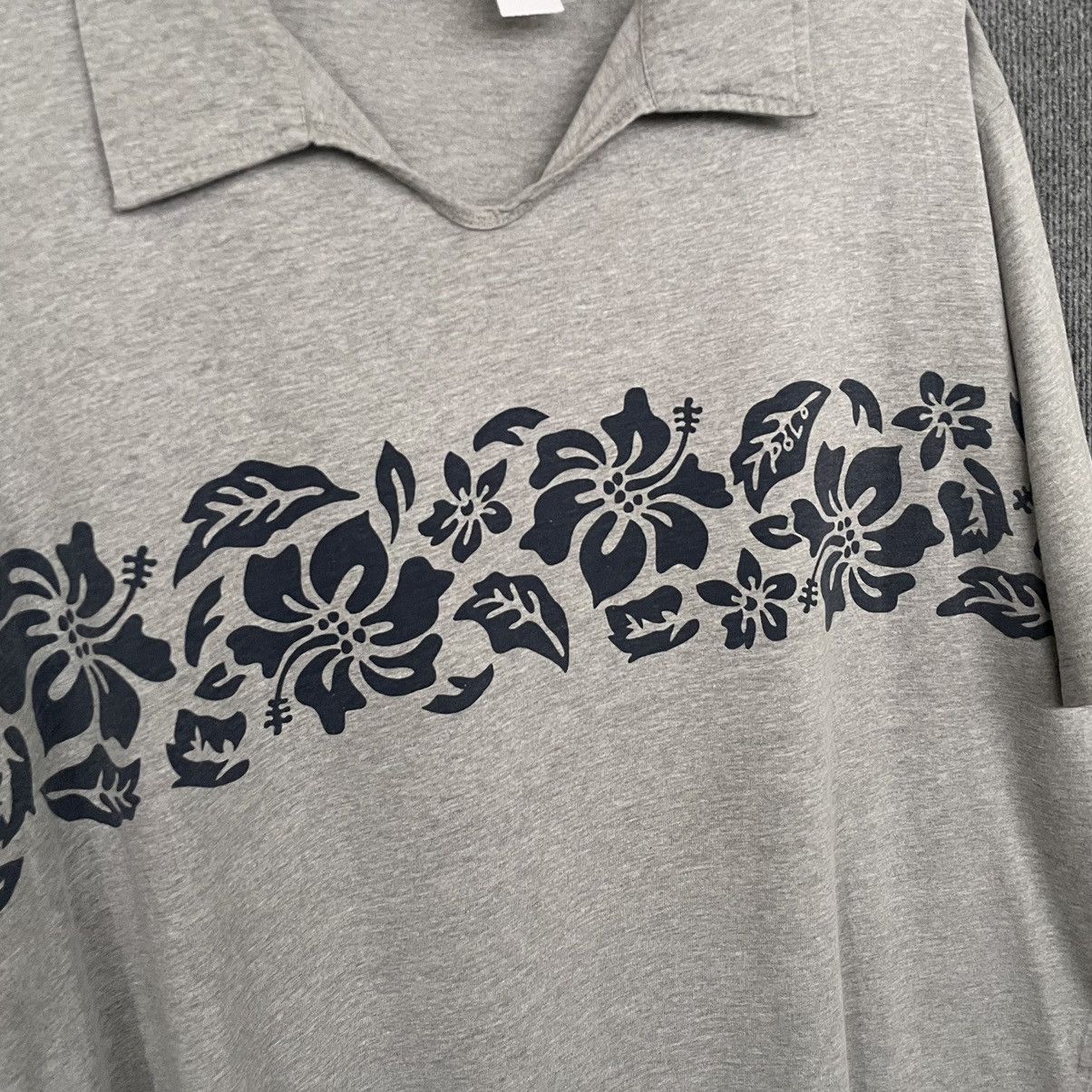 Polo Ralph Lauren × Vintage Vintage Polo by Ralph Lauren Hawaiian Motive Polo T Shirt Size US XL / EU 56 / 4 - 2 Thumbnail